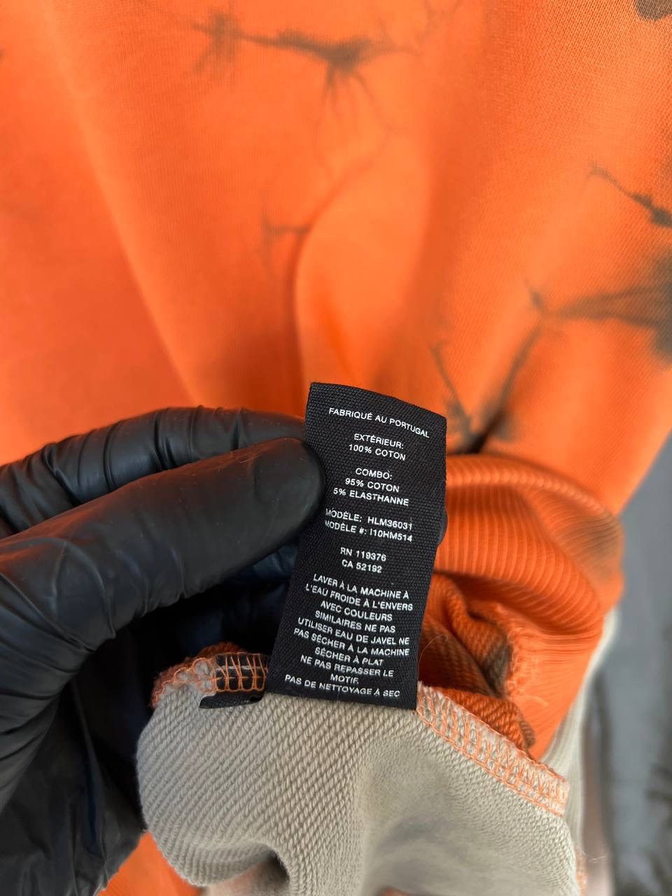 Helmut Lang Helmut Lang Tie Dye Logo Crew Sweatshirt Mens Size S/M Size US S / EU 44-46 / 1 - 12 Thumbnail