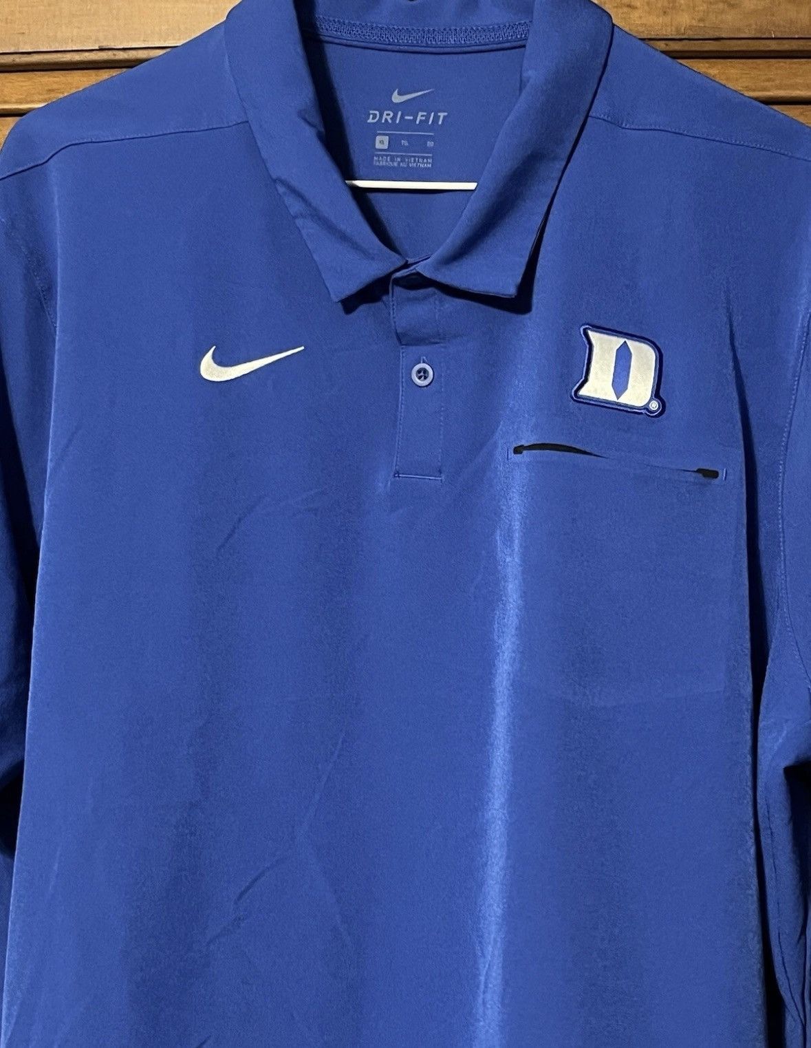 Nike Nike Dri Fit Pocket Duke University Men’s Polo NCAA XL Size US XL / EU 56 / 4 - 3 Thumbnail