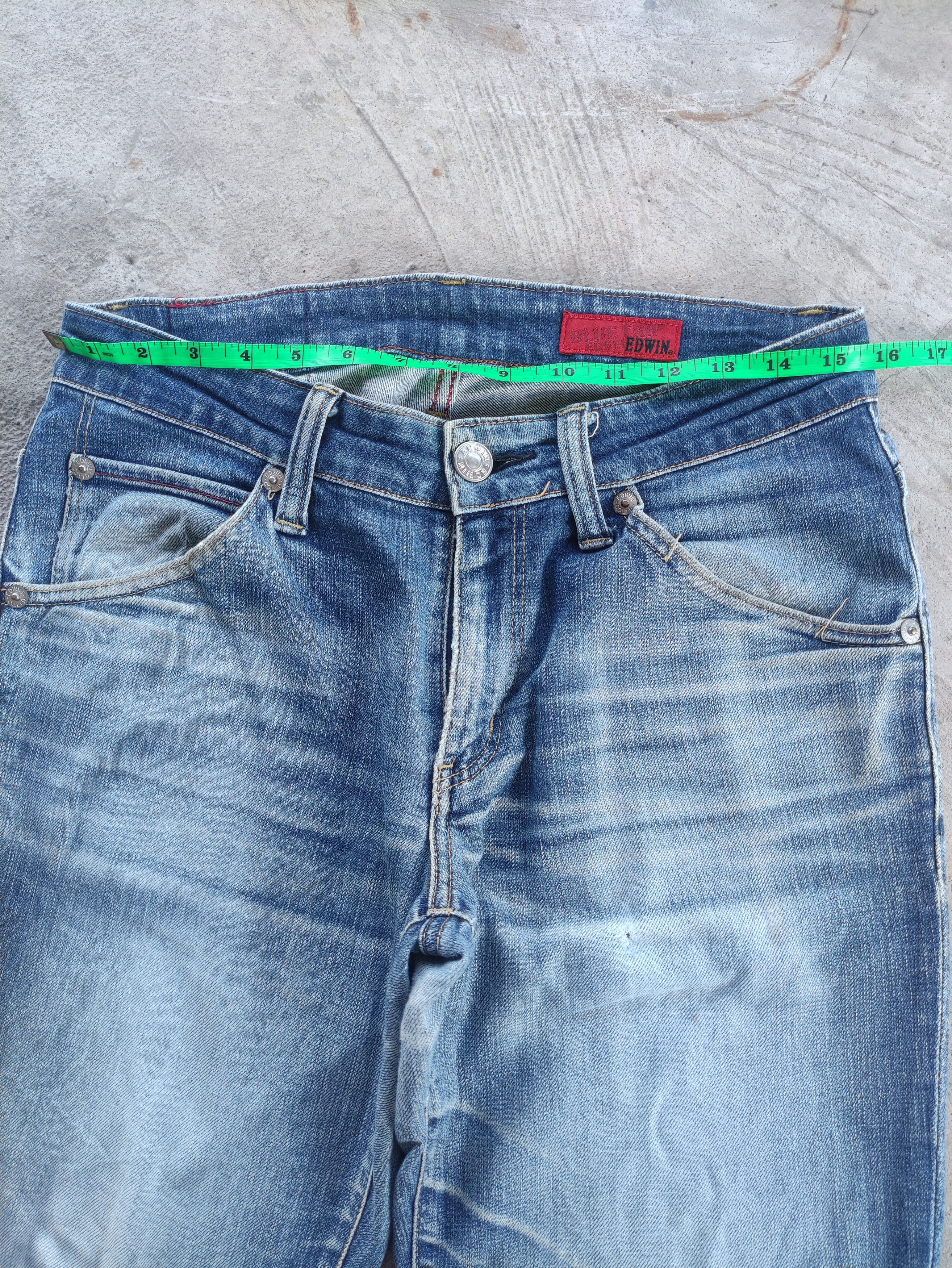 Edwin Vintage Edwin Jean Distressed Faded Denim Pants Size US 32 / EU 48 - 6 Thumbnail