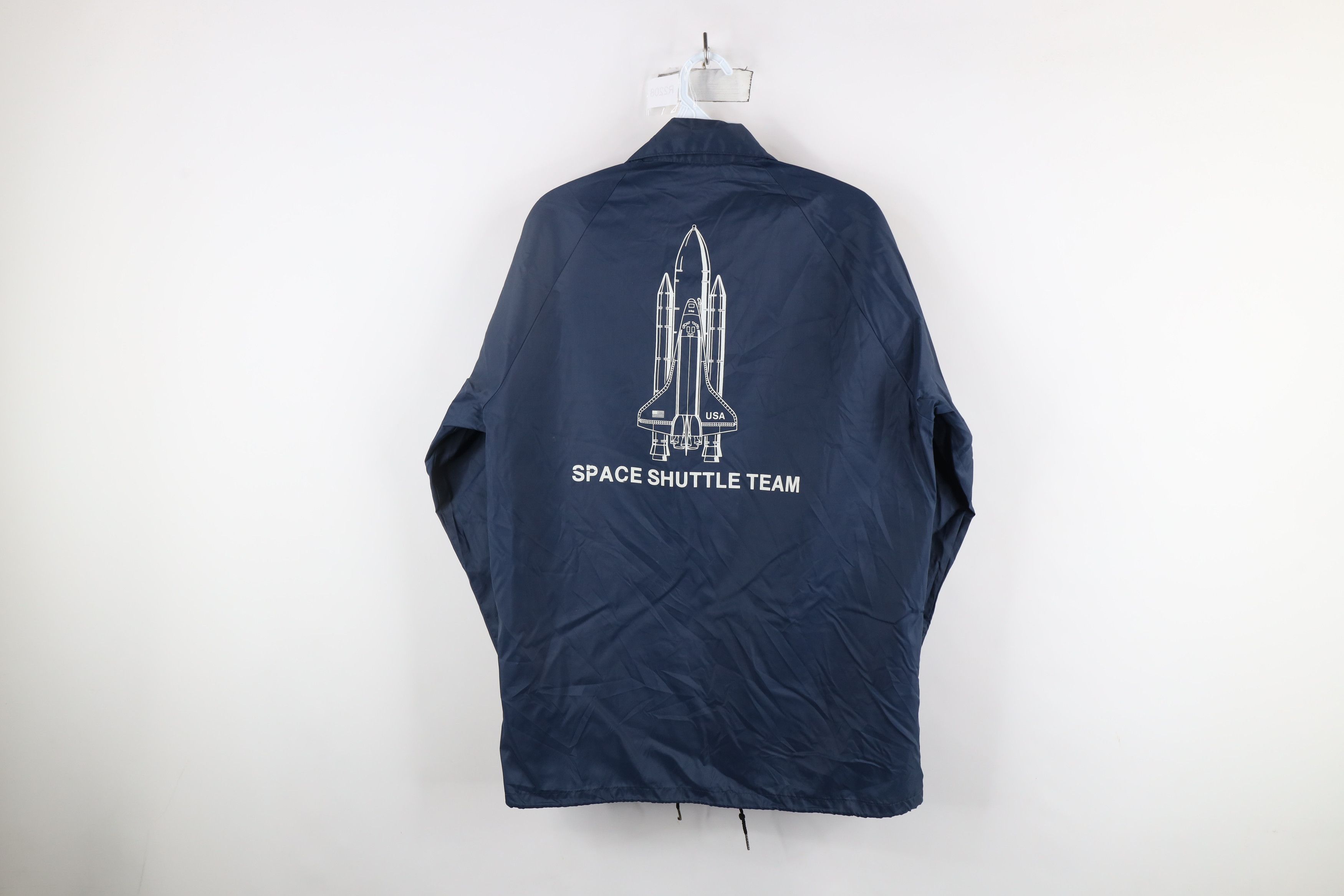 Vintage Vintage 70s NASA Space Shuttle Team Coach Jacket Blue USA Size US S / EU 44-46 / 1 - 15 Thumbnail