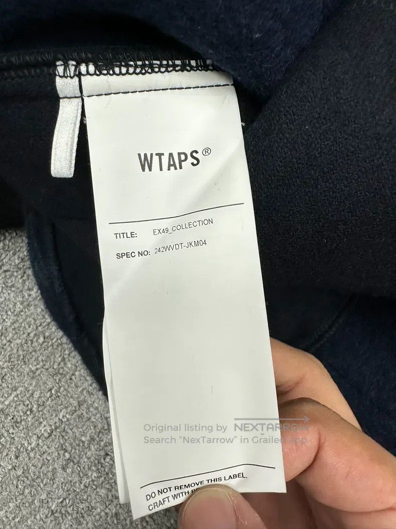 Wtaps Wtaps Black and blue check wool jacket Size US XL / EU 56 / 4 - 4 Thumbnail