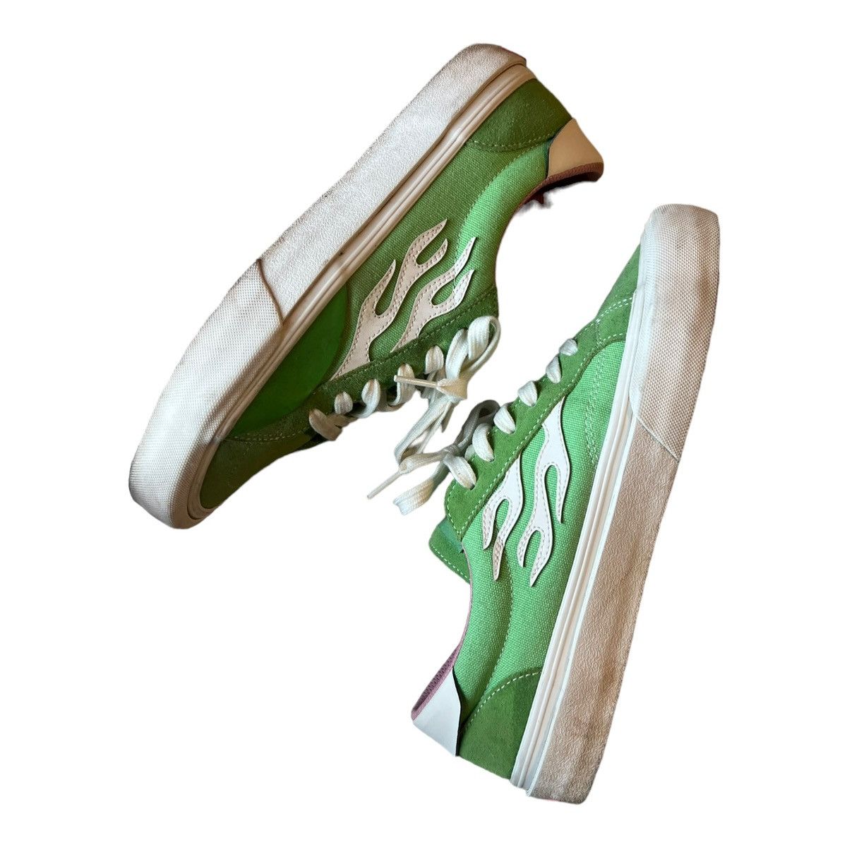 Hypebeast × STRAYE LOGAN Straye Sneakers ORIGINAL LIME GREEN FLAME Men's Size 9 Size US 9 / EU 42 - 2 Thumbnail