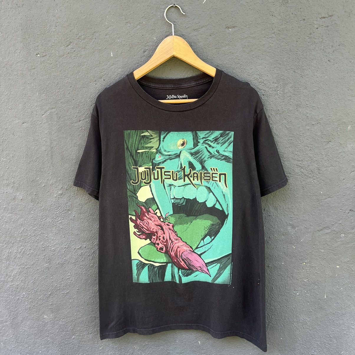 Thrashed Faded Jujutsu Kaisen Anima Tee