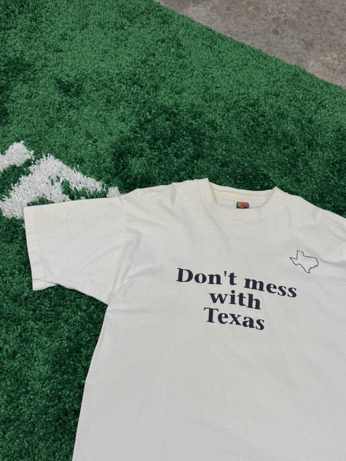 Fruit Of The Loom Vintage Don't Mess With Texas Fruit of The Loom Tee XL Size US XL / EU 56 / 4 - 3 Thumbnail