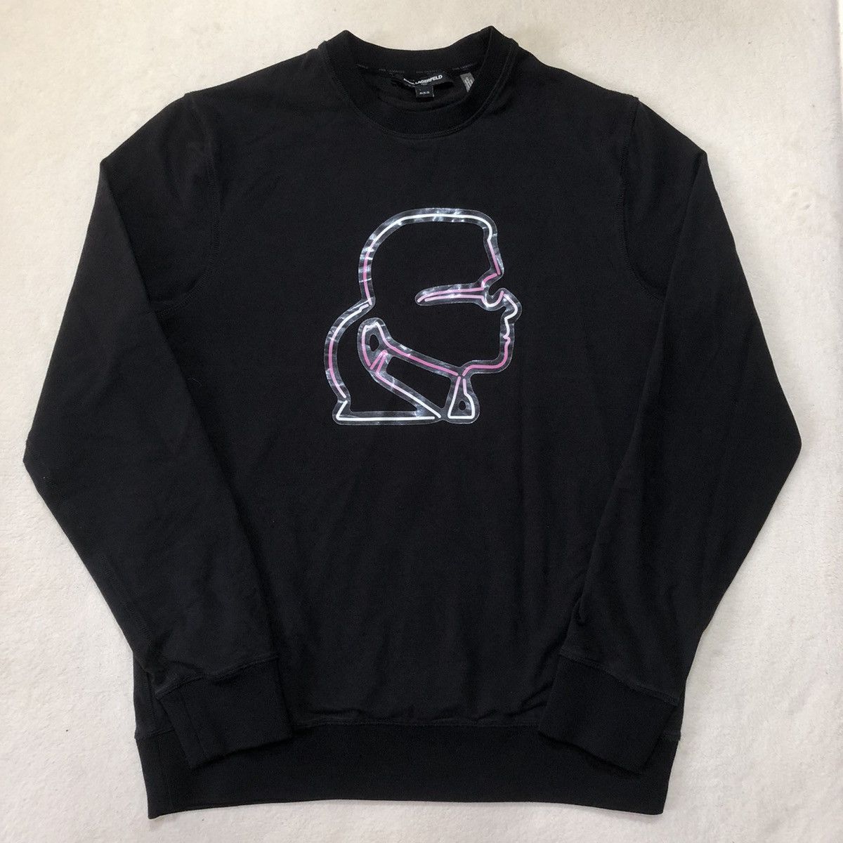 KARL LAGERFELD Jelly-effect Ikonik Karl Logo Sweatshirt