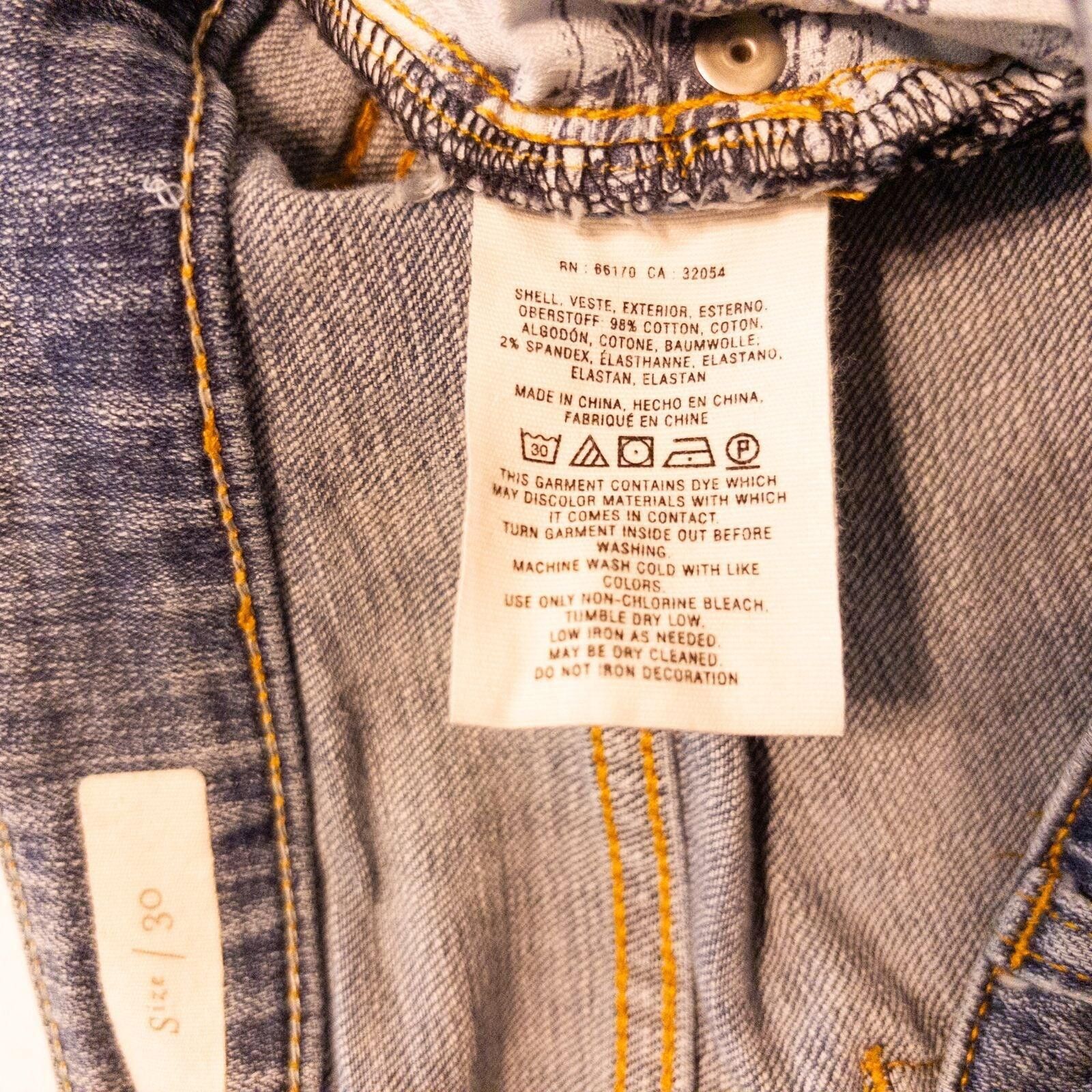 Other Anthropologie Pilcro & Letterpress Hyphen Blue Jean Women 30 Size 30" / US 8 / IT 44 - 12 Thumbnail