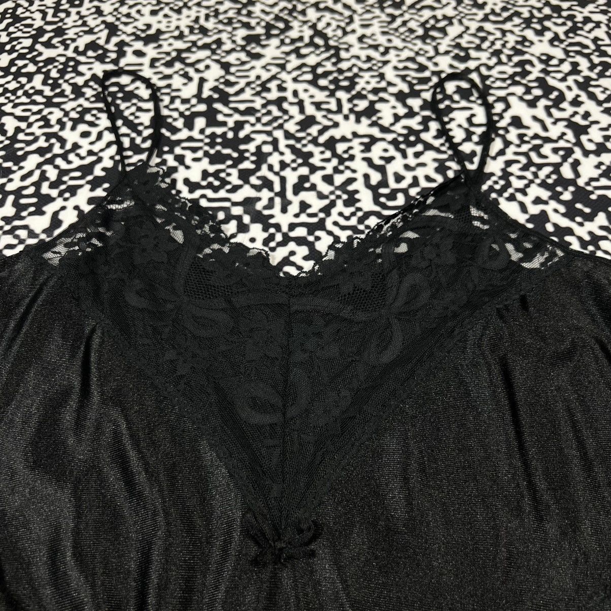 Vintage Vintage 90s Sexy Mesh Bodysuit Retro Sleepwear Nightie Style Size M / US 6-8 / IT 42-44 - 12 Thumbnail