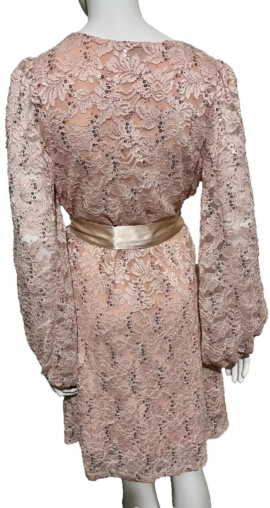 Jenny Packham Lace and sequin wrap dress Size XL / US 12-14 / IT 48-50 - 2 Thumbnail
