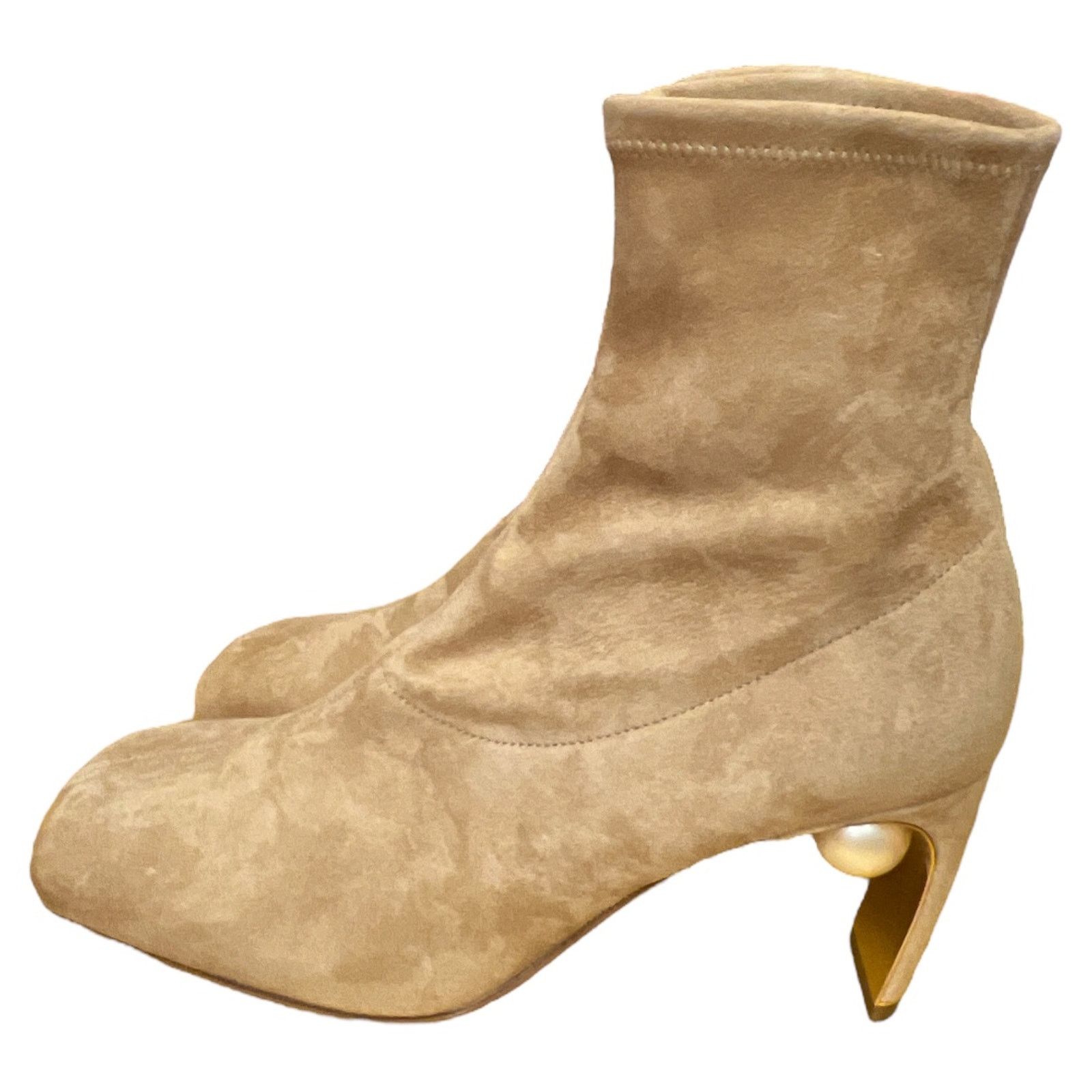 Nicholas Kirkwood NICHOLAS KIRKWOOD Maeva Brown Suede Ankle Boots, IT38 Size US 8 / IT 38 - 4 Thumbnail