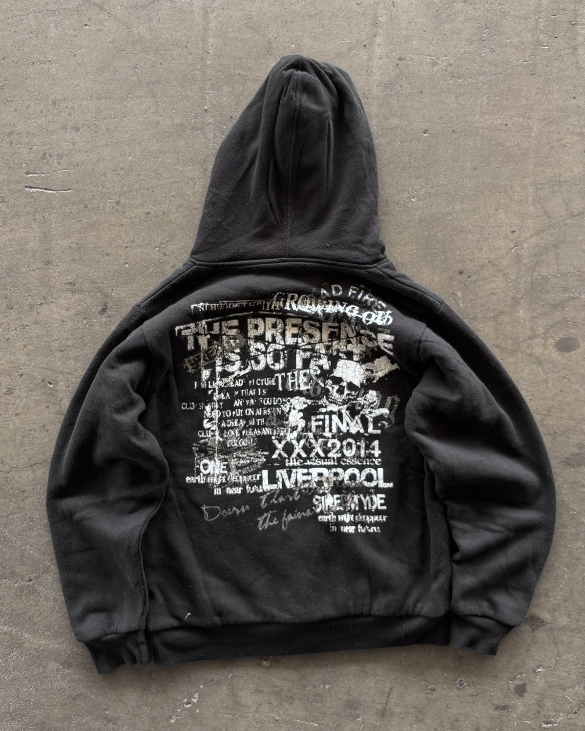 Beaumere 2000s Beumere Poem Sierra Black Hoodie Size US L / EU 52-54 / 3 - 6 Thumbnail