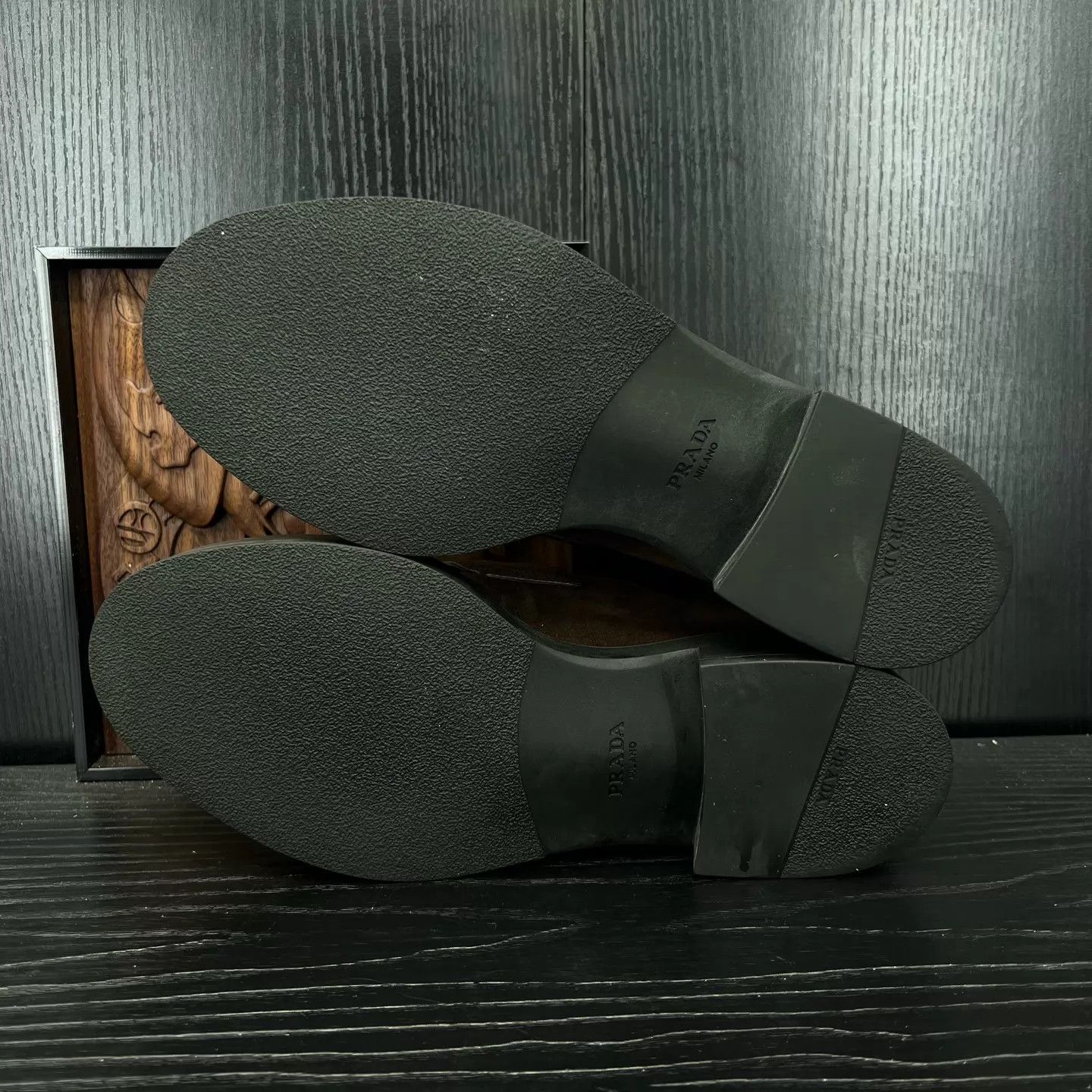 Prada Prada Choc Brown Loafers 40 Near Mint Original Box Size US 7 / EU 40 - 4 Thumbnail