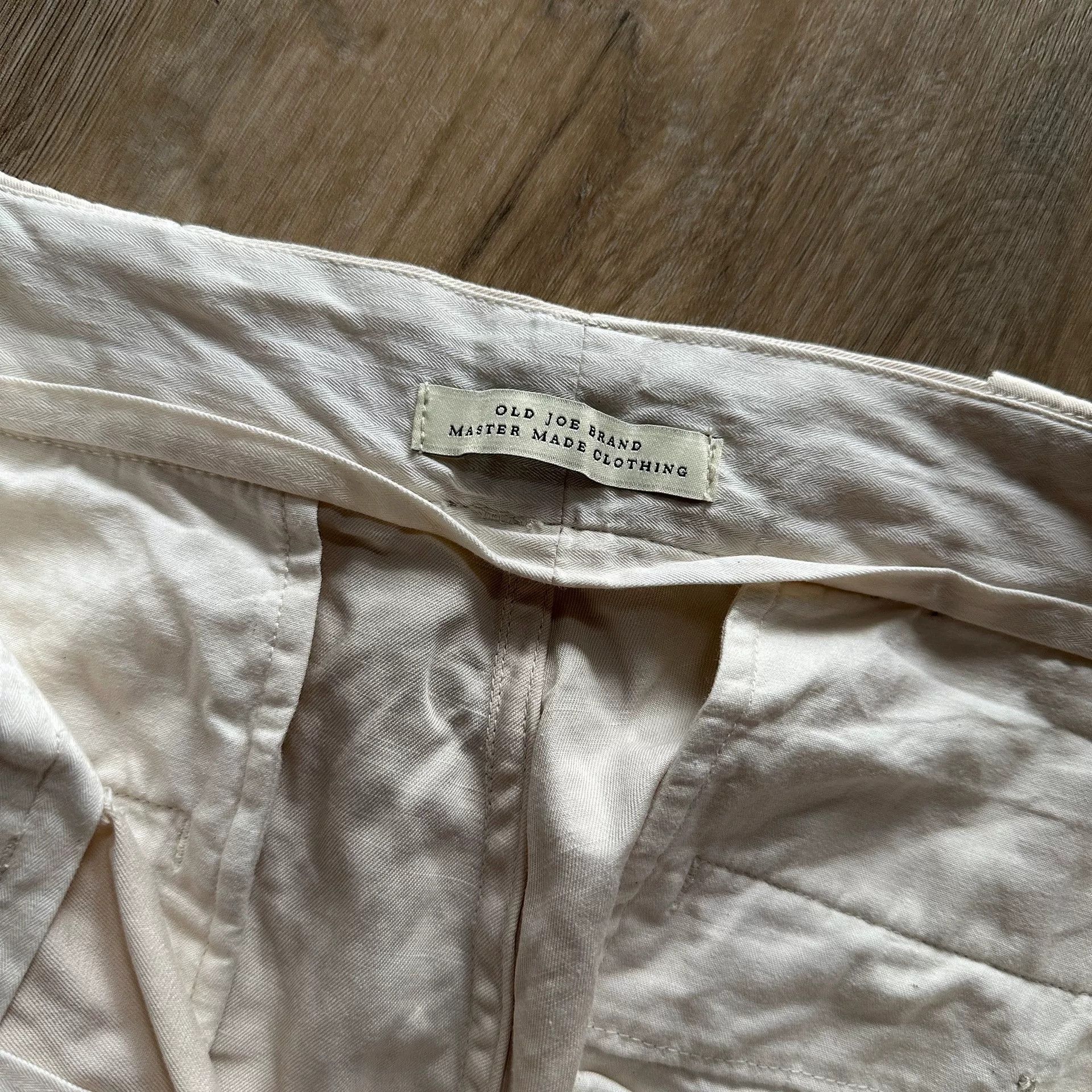 Old Joe OLD JOE Cotton Linen White Pants Size US 32 / EU 48 - 8 Thumbnail