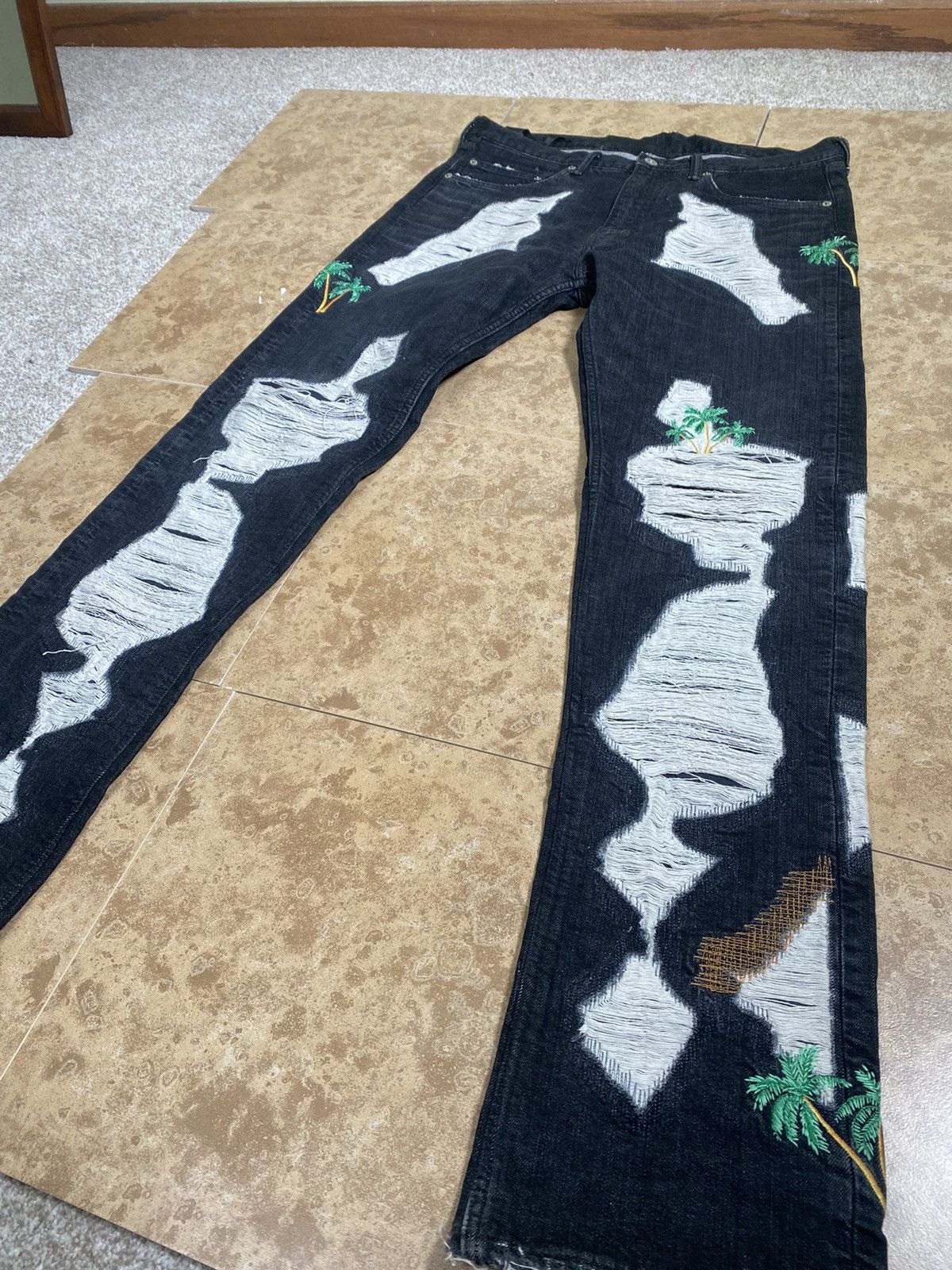 Vlone Vlone Palm Tree Runway Denim Size US 34 / EU 50 - 2 Thumbnail