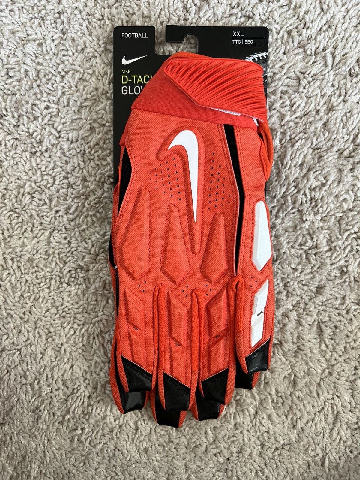 Nike D-Tack Lineman buy Padded Football Gloves size XXL