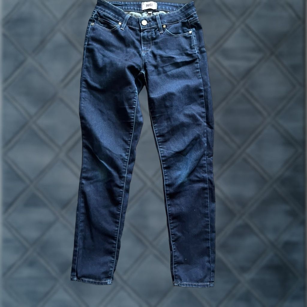 Paige Paige Size 26 Skyline Skinny Jeans Idlewild Wash Size 26" / US 2 / IT 38 - 1 Thumbnail