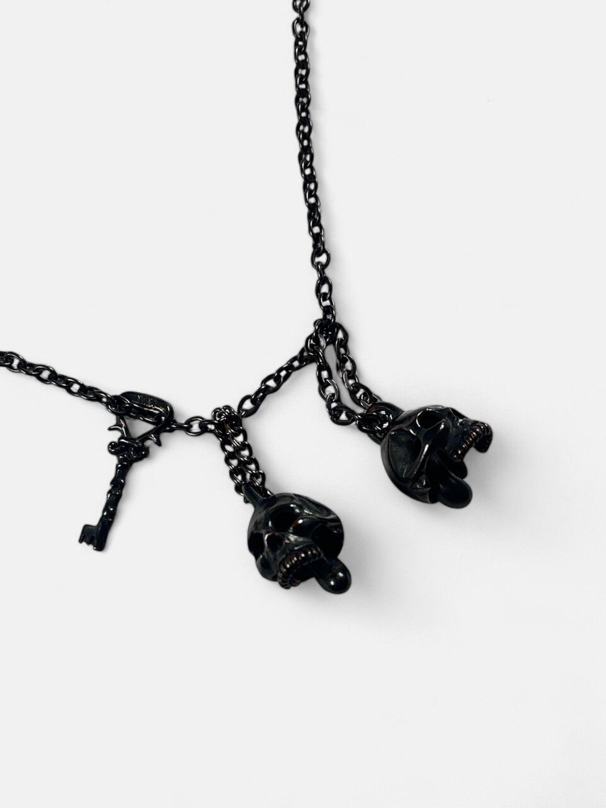 Number (N)ine numbernine skull and key necklace | Grailed