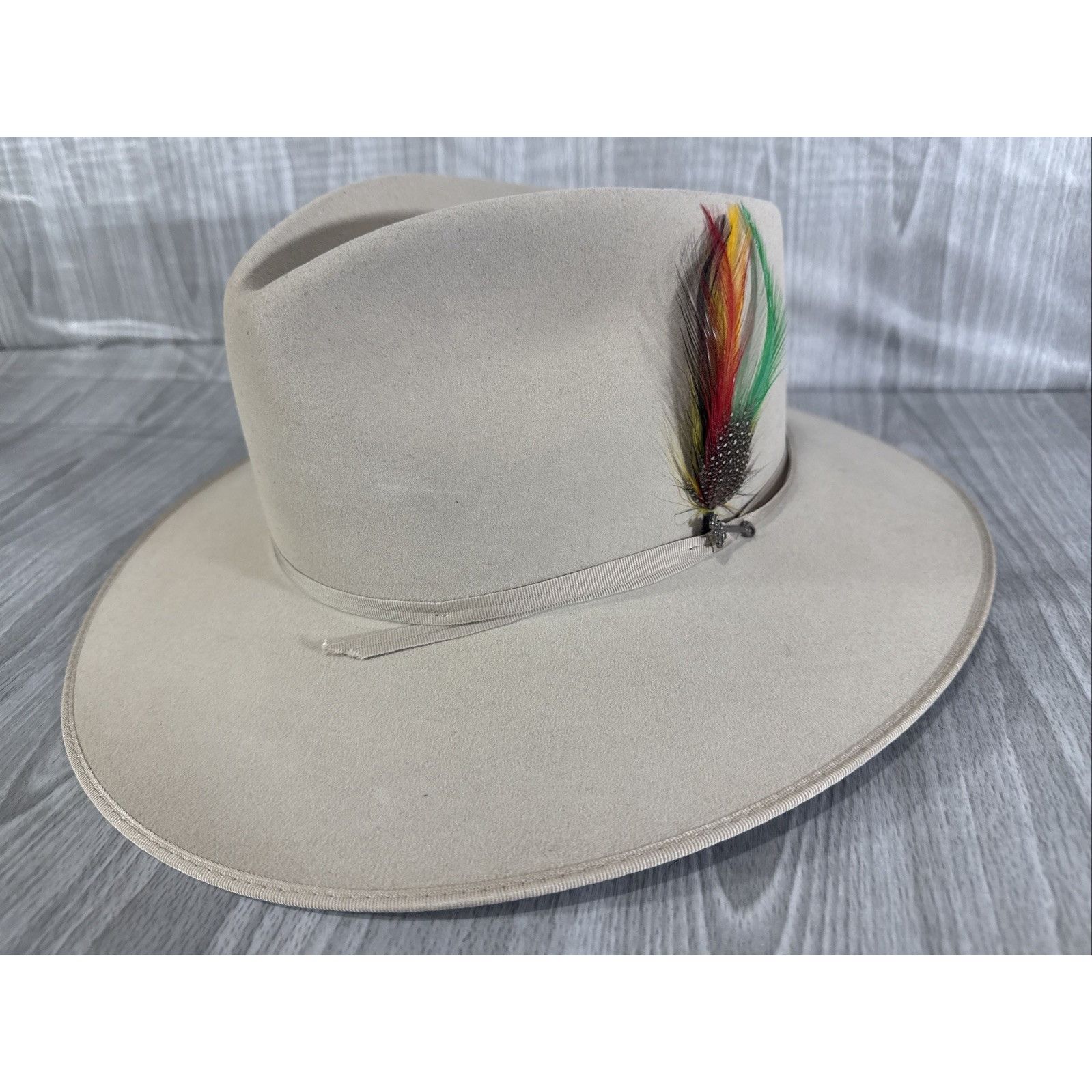 Stetson Stetson 5X Fur Felt Dune Hat Sz 7 1/4 Color silverbelly New Size ONE SIZE - 1 Thumbnail