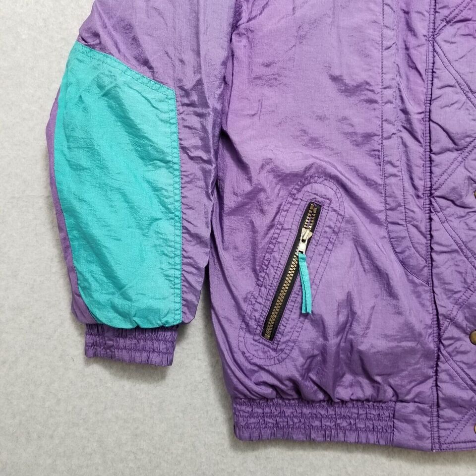 Other VINTAGE Ski Jacket Womens Medium Full Zip Pockets Outdoor Size M / US 6-8 / IT 42-44 - 2 Thumbnail