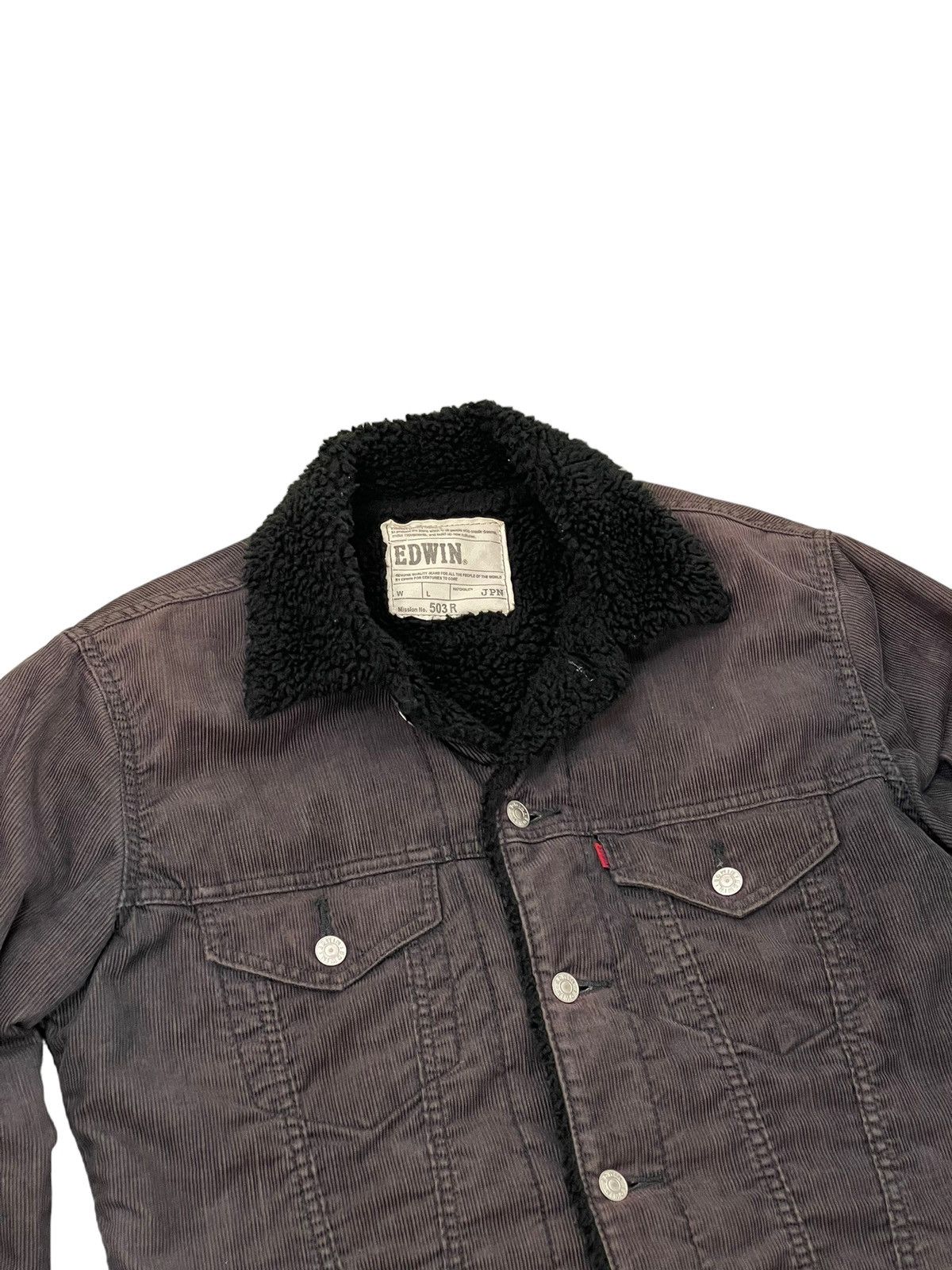 Edwin Sherpa Corduroy Jacket Edwin Japan 5🟩4 Size US L / EU 52-54 / 3 - 9 Thumbnail