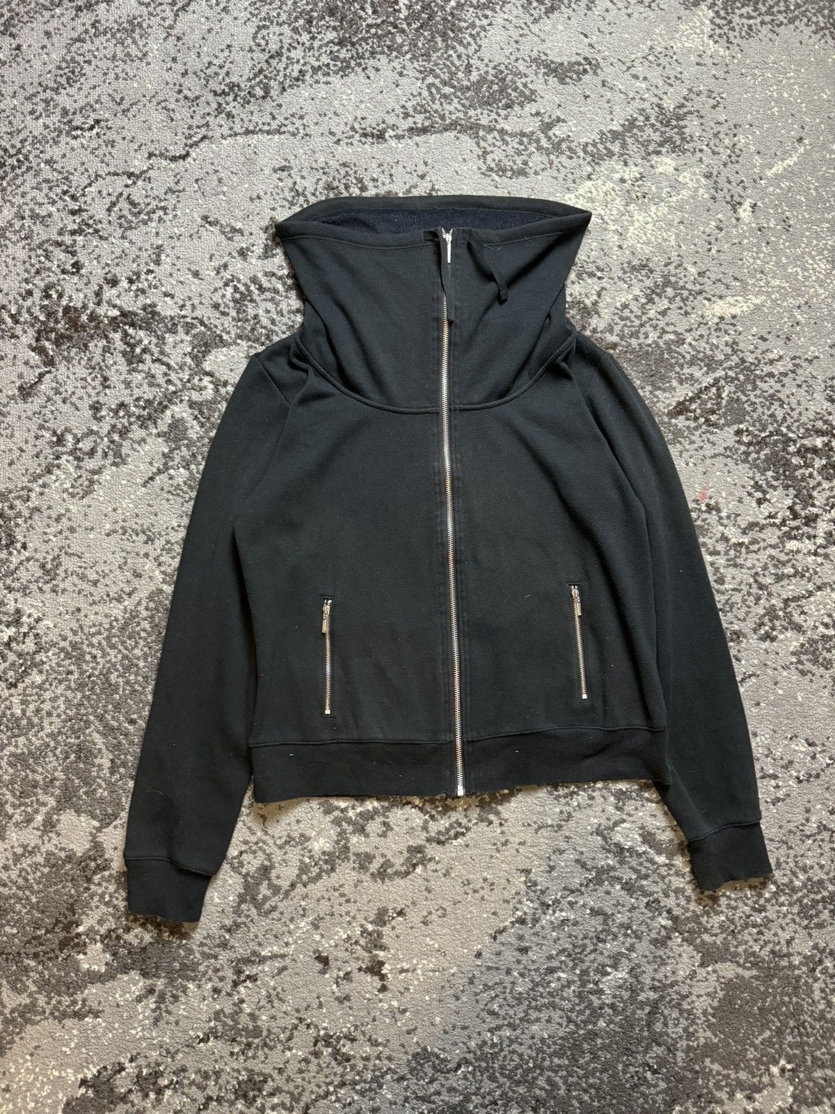 Japanese Brand × Vintage Vintage Y2K High collar Owens Style Avantgarde Hoodie Size US S / EU 44-46 / 1 - 6 Thumbnail