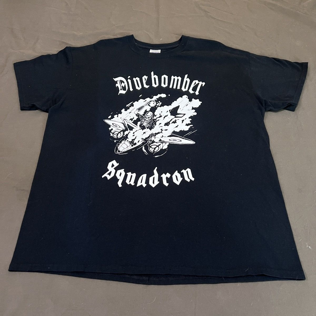 Band Tees × Vintage Vintage Y2K Dive Bomber Squadron skull Tee XL Size US XL / EU 56 / 4 - 2 Thumbnail