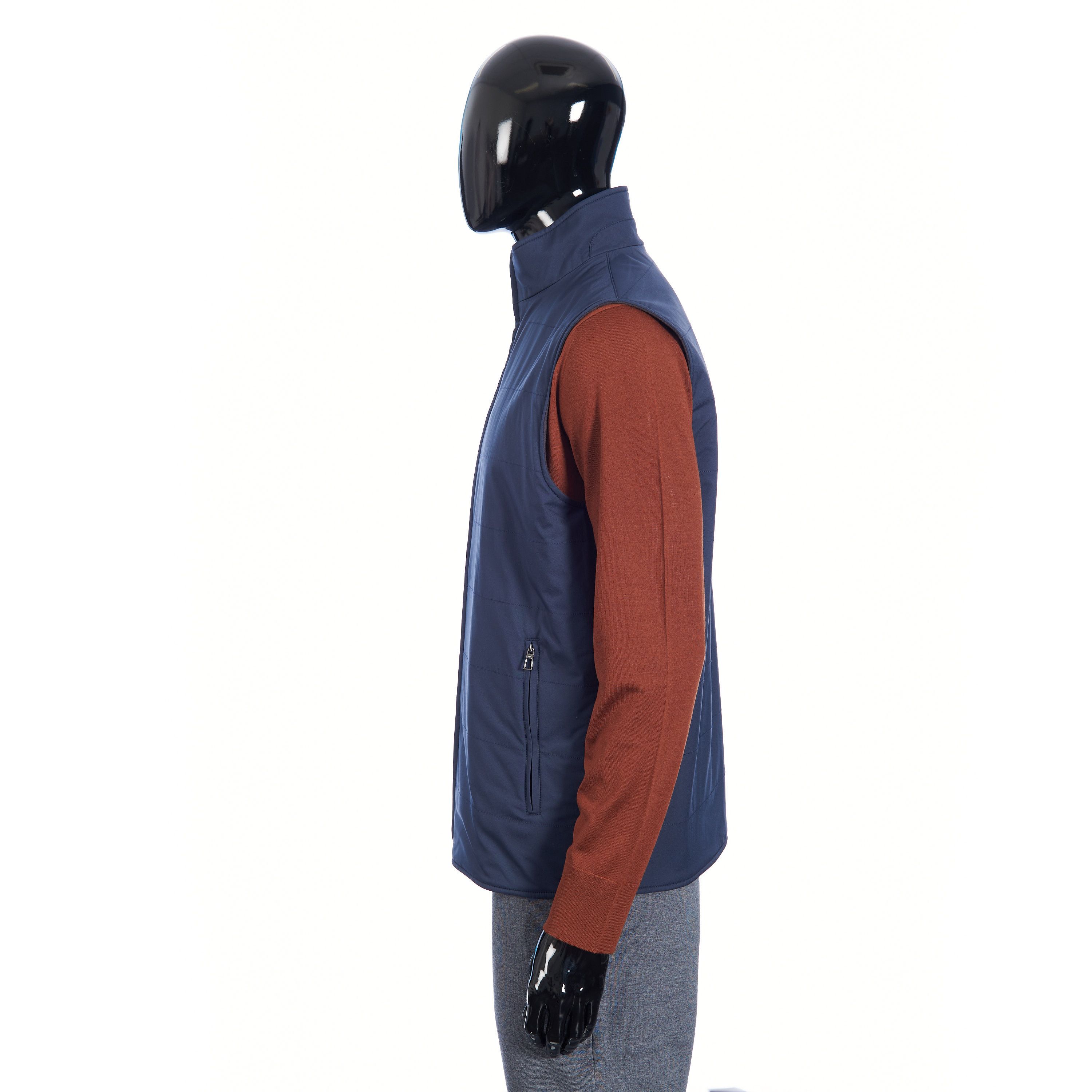 Loro Piana Delray Reversible Vest In Cashmere Storm System Size US M / EU 48-50 / 2 - 4 Thumbnail
