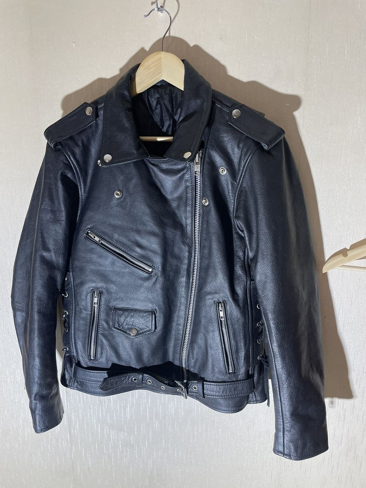 Japanese Brand × Vintage × Yohji Yamamoto Yohji Yamamoto Y’s vintage leather biker jacket Size US S / EU 44-46 / 1 - 10 Thumbnail
