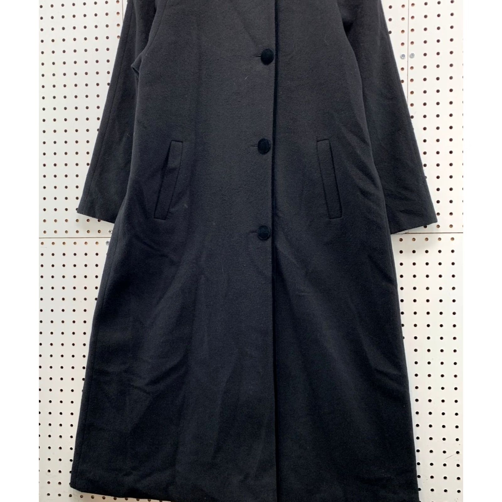 Vintage VINTAGE Forecaster of Boston Wool Overcoat Womens 10 Black Coat Long Wool USA 100% Pure Wool 100% Pure Wool Boston Overcoat Womens 10 Black USA Size L / US 10 / IT 46 - 6 Thumbnail