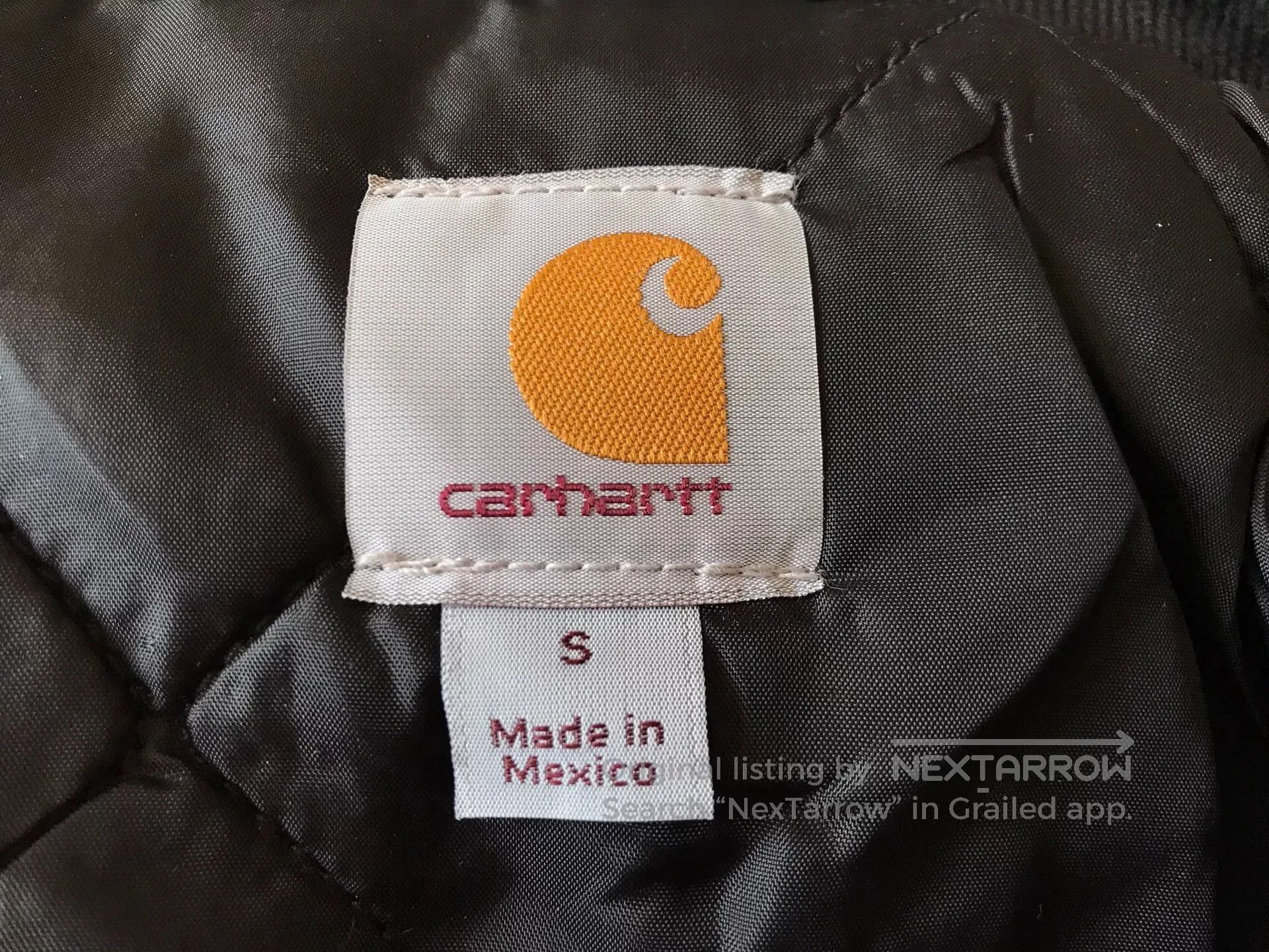 Carhartt Carhartt J002 Black Canvas Work Jacket. Size US S / EU 44-46 / 1 - 7 Thumbnail