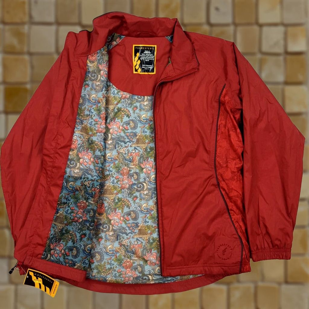Vintage VINTAGE Forrester's Red Chinese Outdoor Women's S Zip Up Golf Windbreaker Jacket Y2K 90s Size S / US 4 / IT 40 - 1 Thumbnail