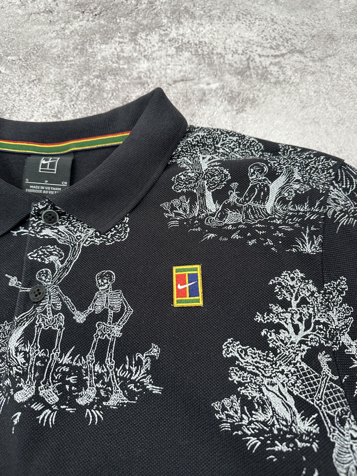 Nike Nike x Andre Agassi Polo T-Shirt Challenge Court Skeleton Size US S / EU 44-46 / 1 - 3 Thumbnail