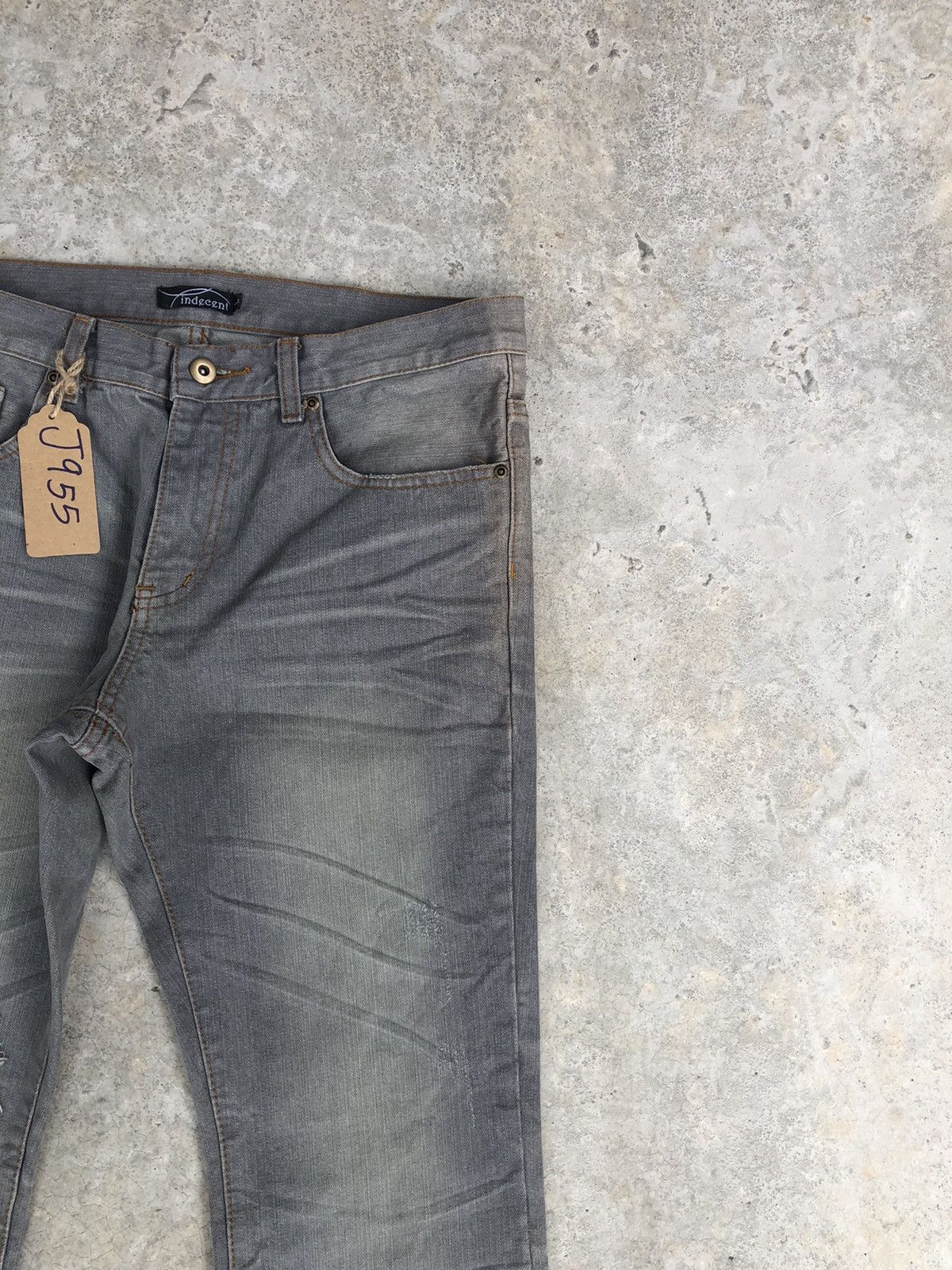 If Six Was Nine Japanese Indecent Flared Jeans Distressed Jeans Size US 33 - 5 Thumbnail
