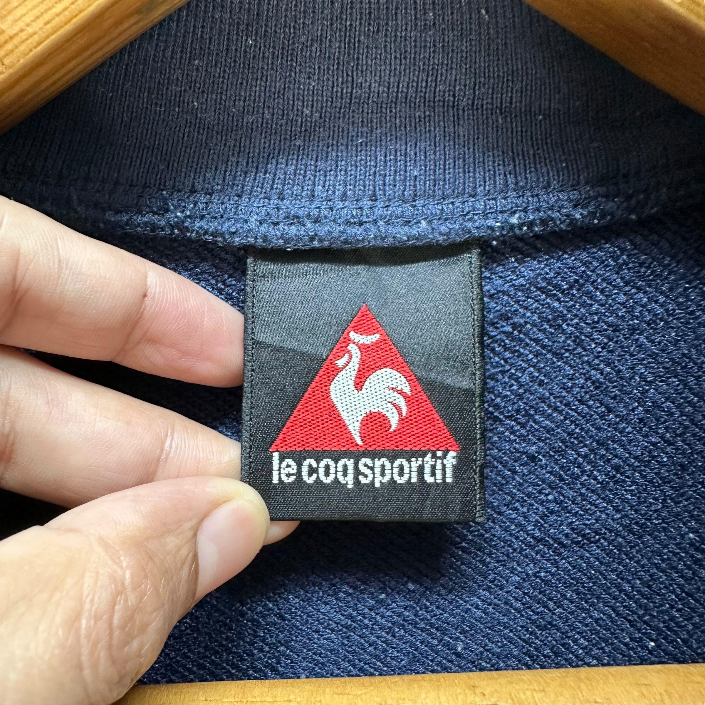 Le Coq Sportif Le Coq Sportif Embroidery Small Logo Zipper Sweater #A1-0007 Size US M / EU 48-50 / 2 - 7 Thumbnail