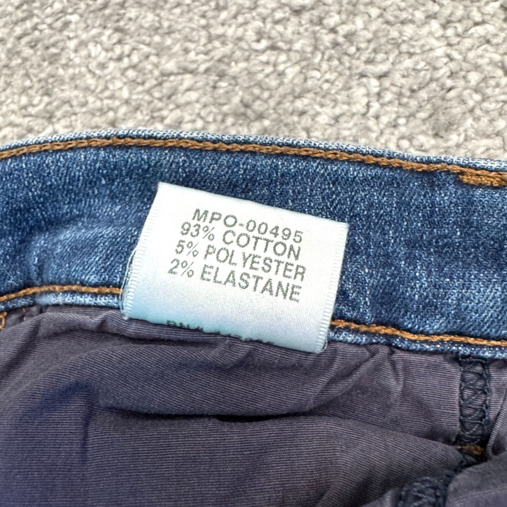 J Brand J Brand Breathless Skinny Denim Jeans Womens 25 Blue Raw Hem Capri Distressed Size 42" / US 20 - 7 Thumbnail