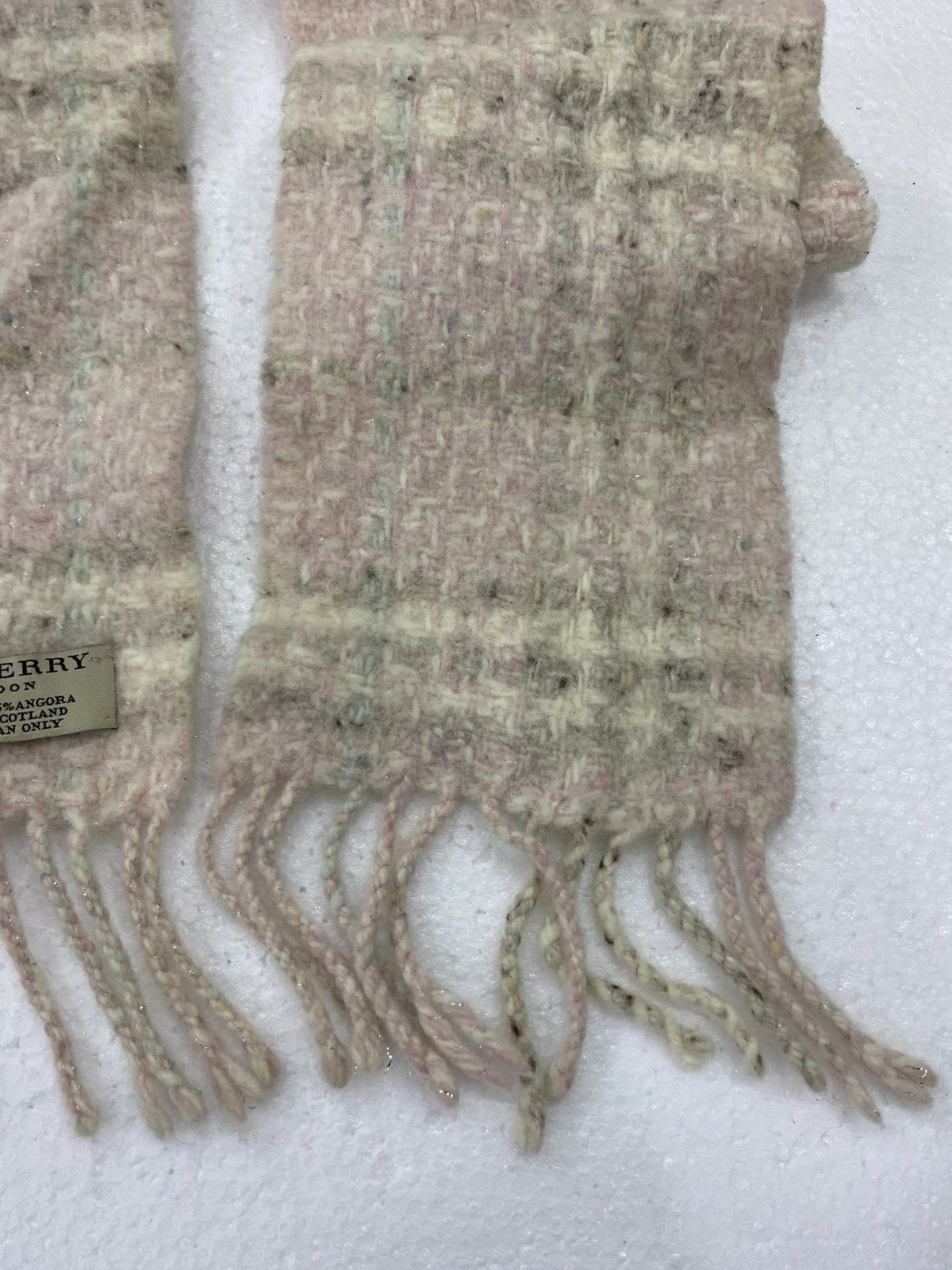Burberry Burberry London 75%Wool 25% Angora Scarf Size ONE SIZE - 2 Thumbnail