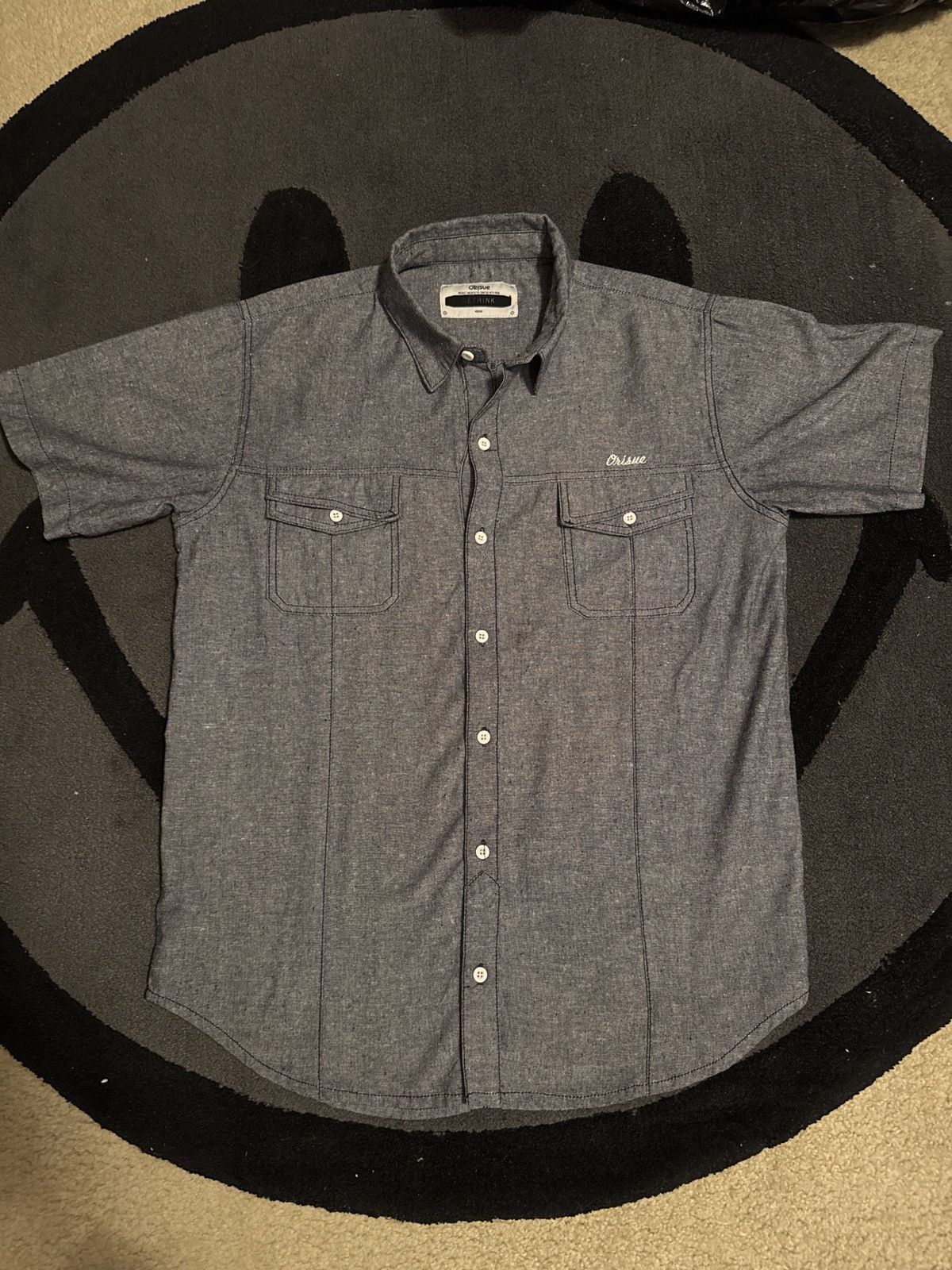 Orisue Orisue Button Up Shirt Vintage Size US M / EU 48-50 / 2 - 1 Preview