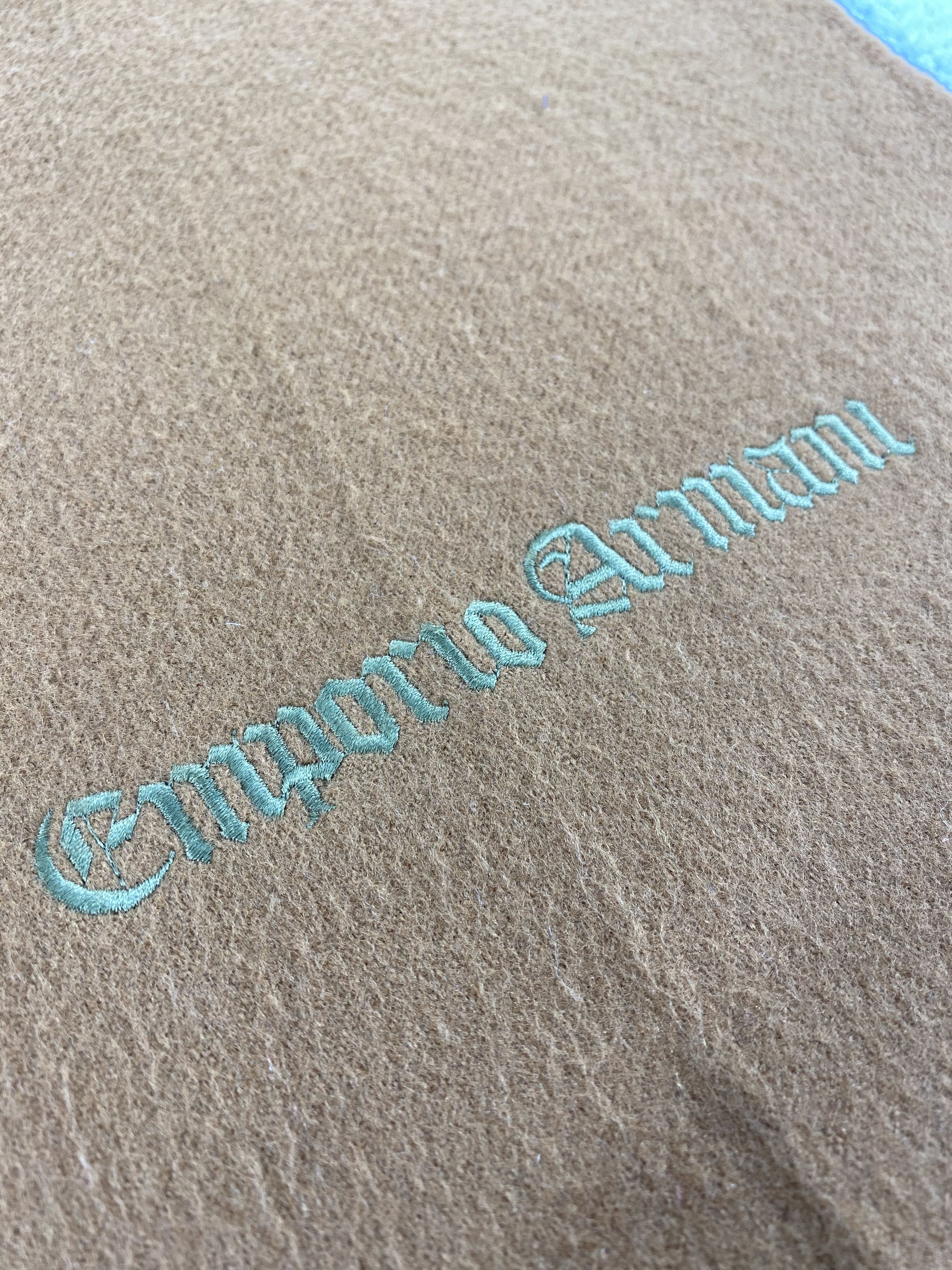 Emporio Armani Vintage Emporio Armani Scarf/Muffler/Neckwear MF728 Size ONE SIZE - 4 Thumbnail