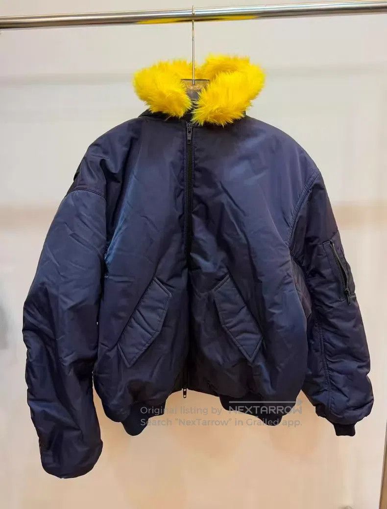 Balenciaga Balenciaga Hooded Pilot Cotton Jacket Flight Jacket Size US XS / EU 42 / 0 - 1 Thumbnail