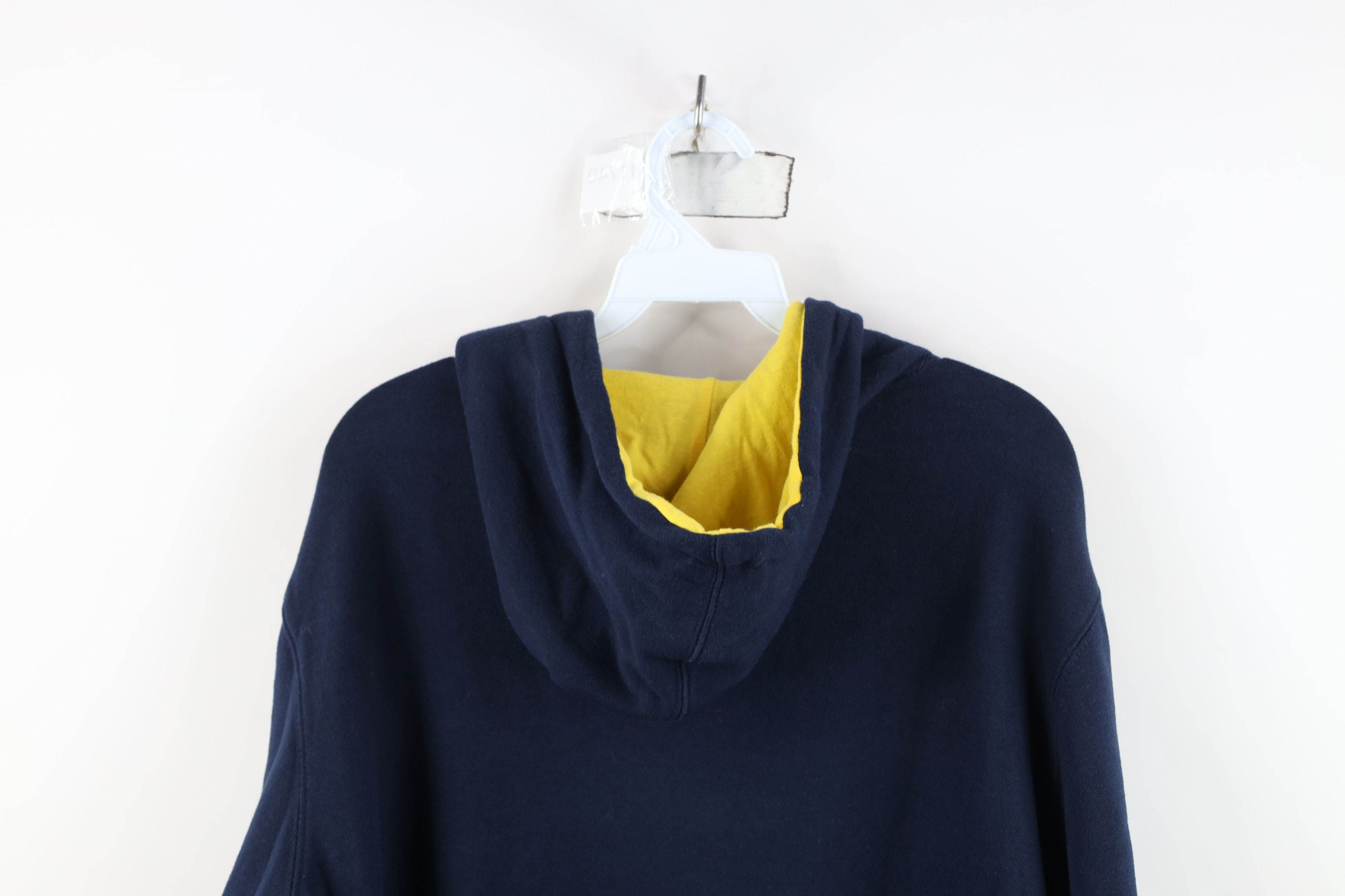 Vintage Vintage Y2K University of Michigan Hoodie Sweatshirt Blue Size US M / EU 48-50 / 2 - 14 Thumbnail