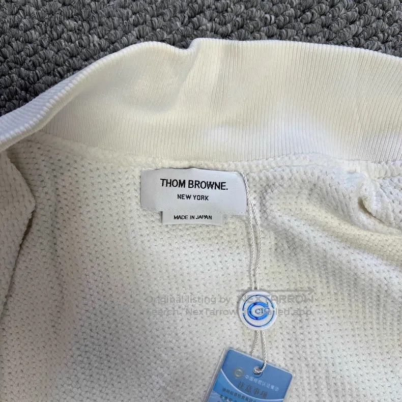 Thom Browne Thom Browne Beige and Red-Blue Striped Jacket Size US M / EU 48-50 / 2 - 3 Thumbnail