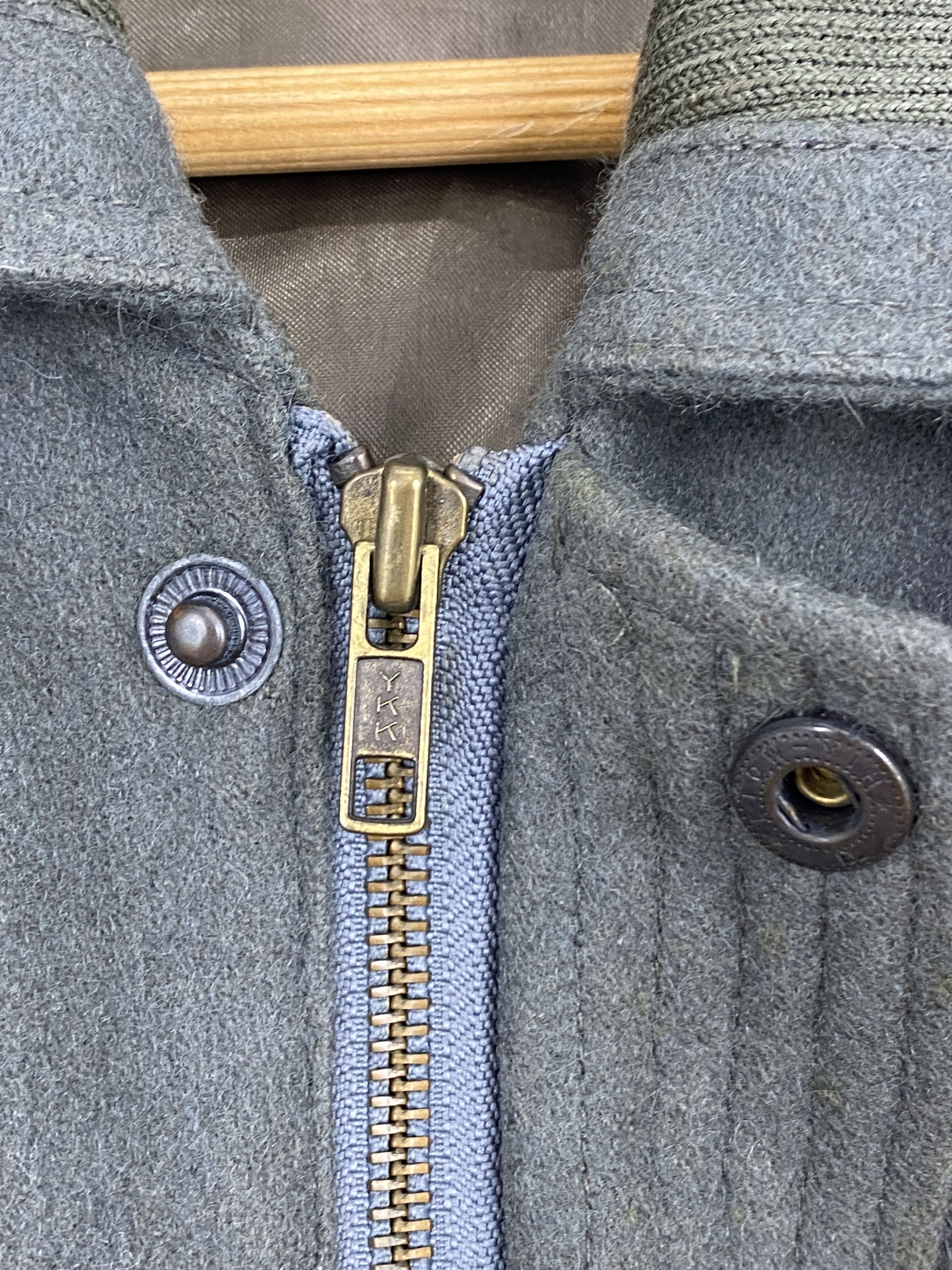 Japanese Brand Vintage Japanese Brand Zipper Up Wool Jacket JA0039 Size US XXL / EU 58 / 5 - 15 Thumbnail