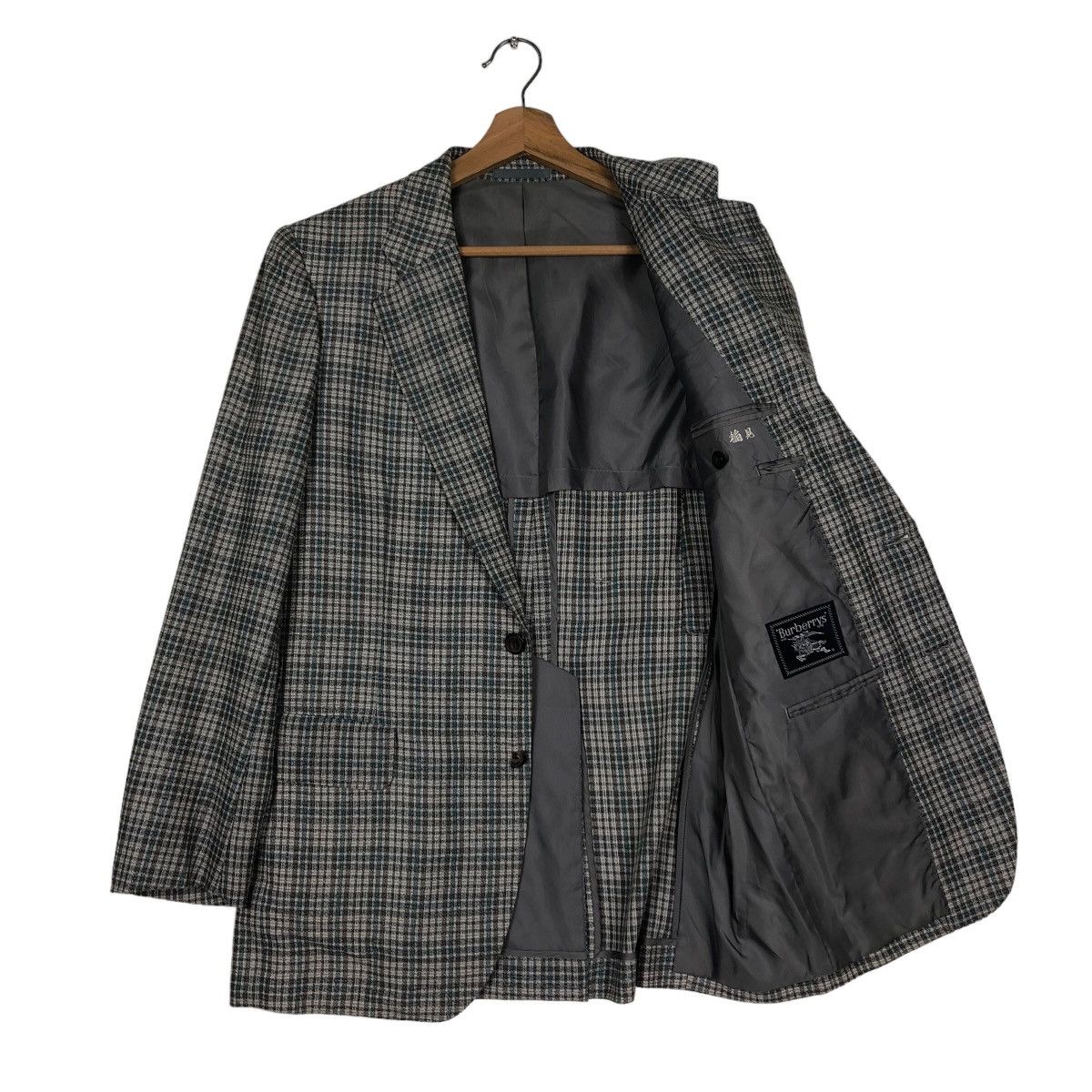 Burberry 🔥Vintage Burberrys Nova Check Tartan Design Double Breast Size US M / EU 48-50 / 2 - 11 Thumbnail