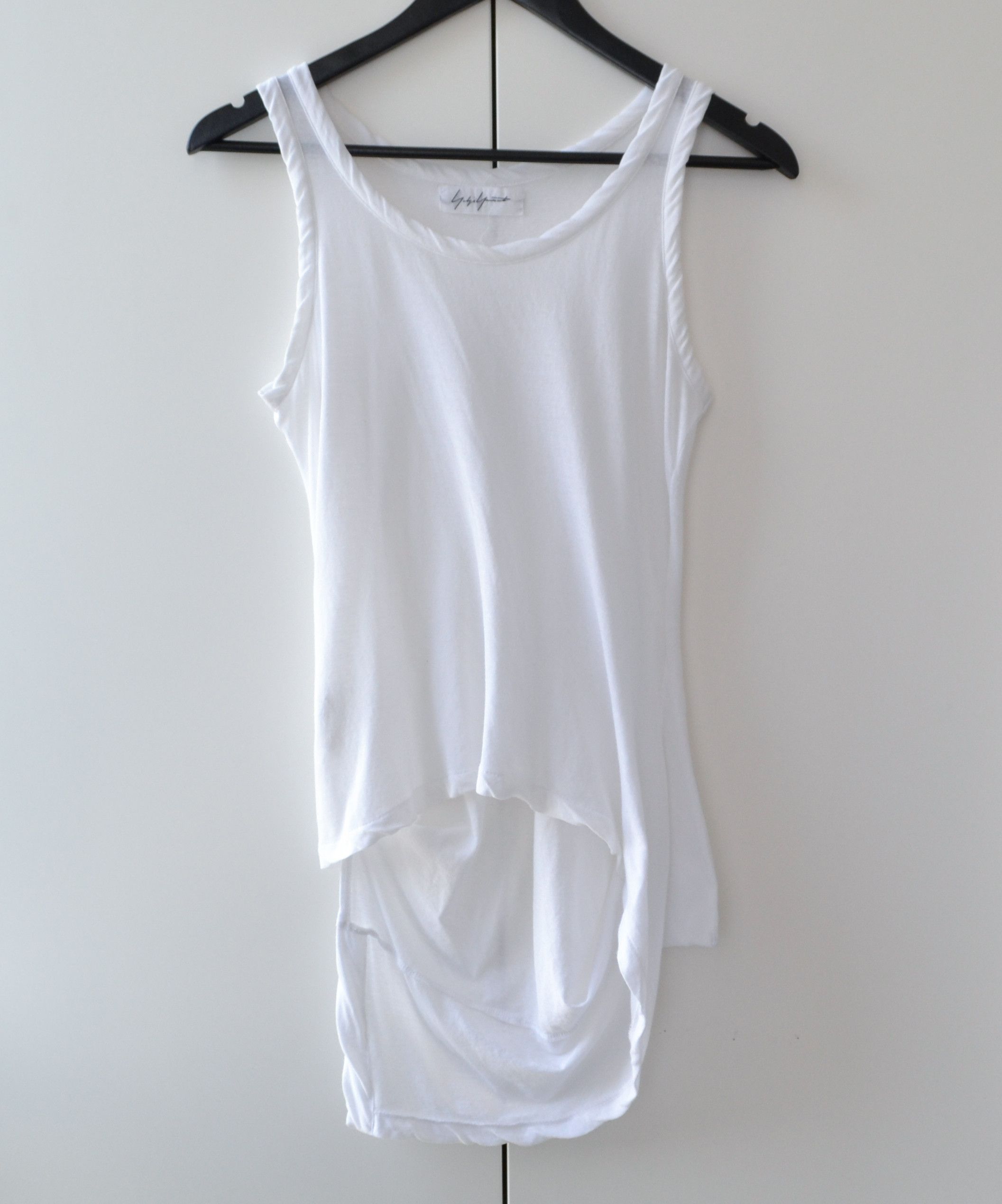 Yohji Yamamoto Yohji Yamamoto Sleeveless Asymmetrical Tank Top Vintage Size US S / EU 44-46 / 1 - 3 Thumbnail