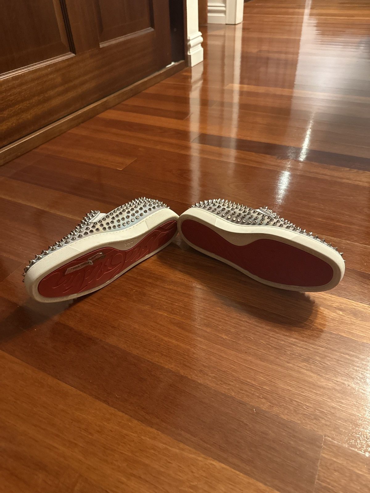 Christian Louboutin Christian Louboutin Spikeboat Stud Detailed Sneakers Size US 11.5 / EU 44-45 - 6 Thumbnail