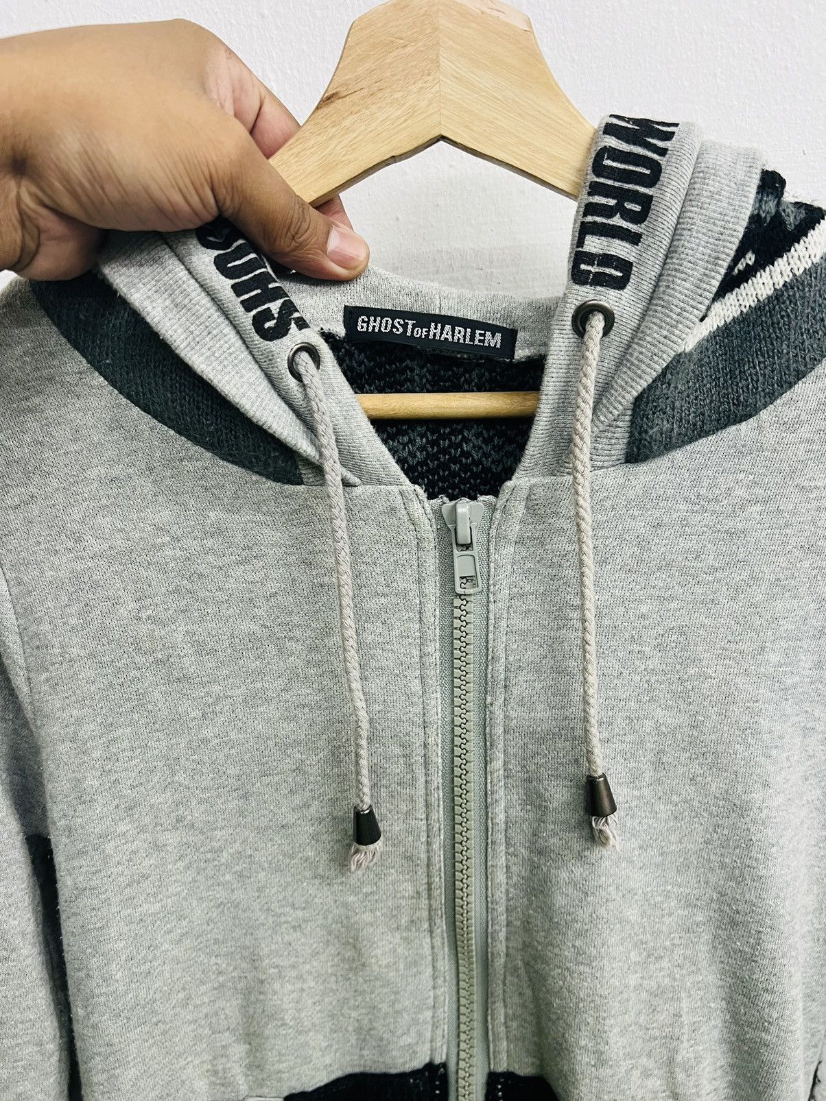 If Six Was Nine × Japanese Brand × Le Grande Bleu (L.G.B.) Ghost of Harlem Devil Skull Hoodie Zipper Size US M / EU 48-50 / 2 - 7 Thumbnail