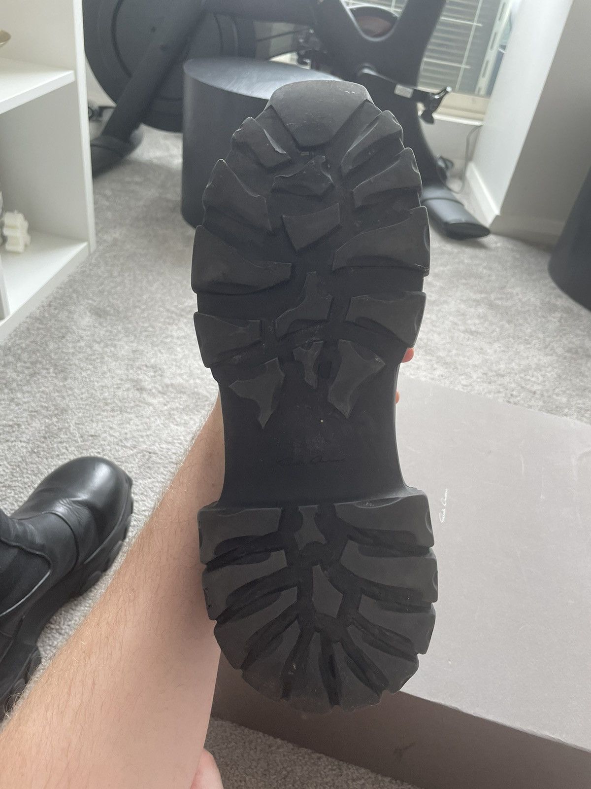 Rick Owens Rick Owen Mainline Mega Beatle Bozo Boots Size 44 Size US 11 / EU 44 - 8 Thumbnail