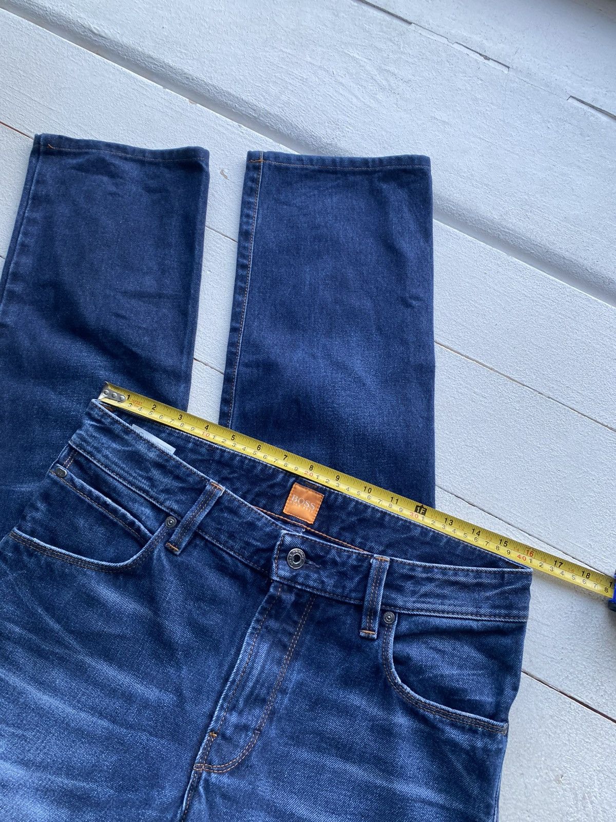 Hugo Boss 00s Y2K Hugo Boss Orange 63 Slim Fit Denim Jeans W31 L31 Size US 31 - 15 Thumbnail
