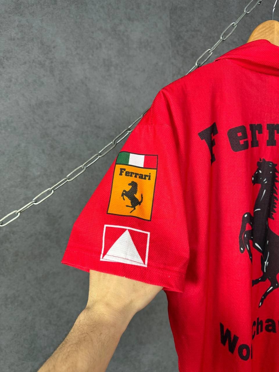 Formula 1 Ferrari Formula uno big logo polo tee Size US XL / EU 56 / 4 - 5 Thumbnail