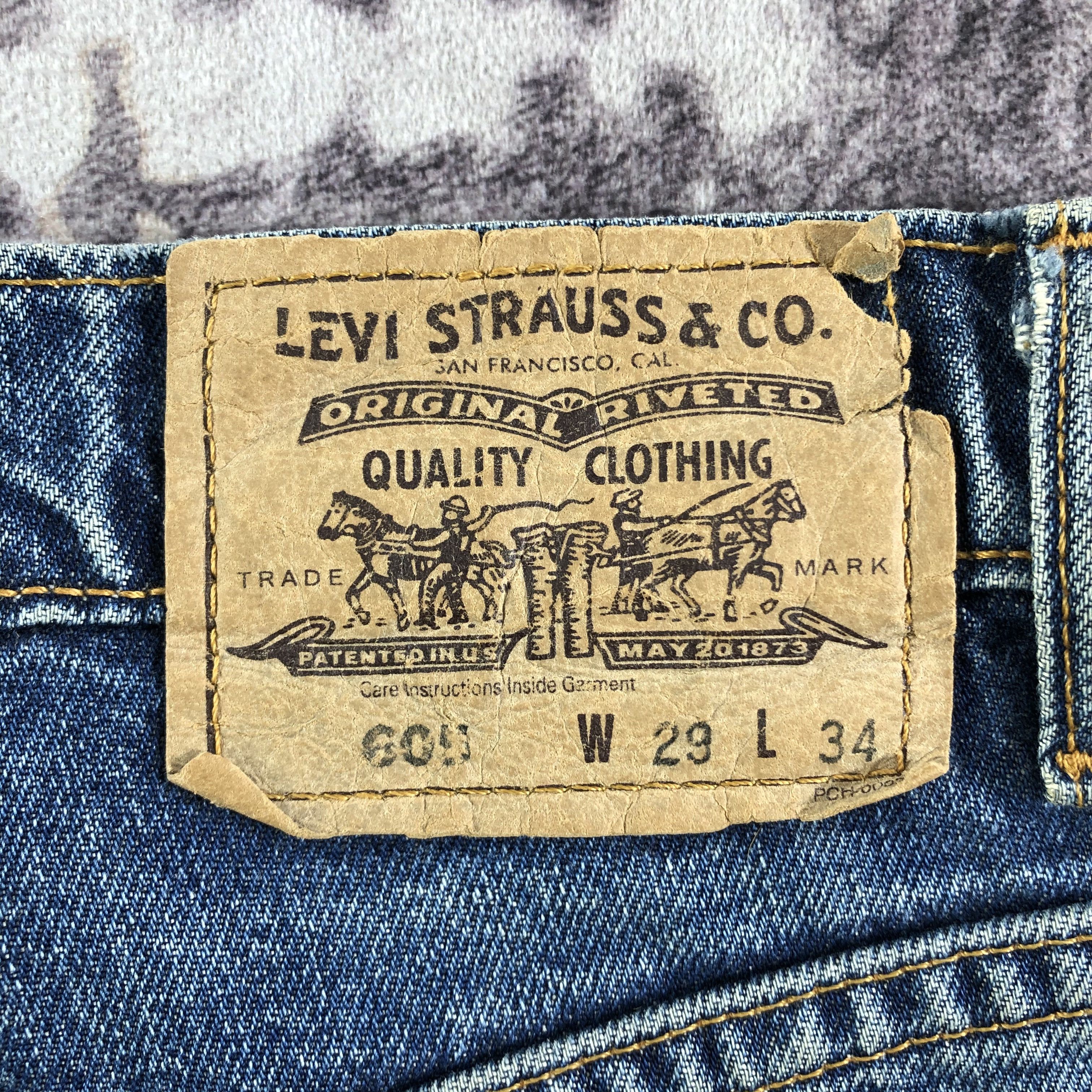 Levi's × Vintage 90s Vintage Orange Tab Levis 605 Jeans-JM3335 Size US 28 / EU 44 - 6 Thumbnail