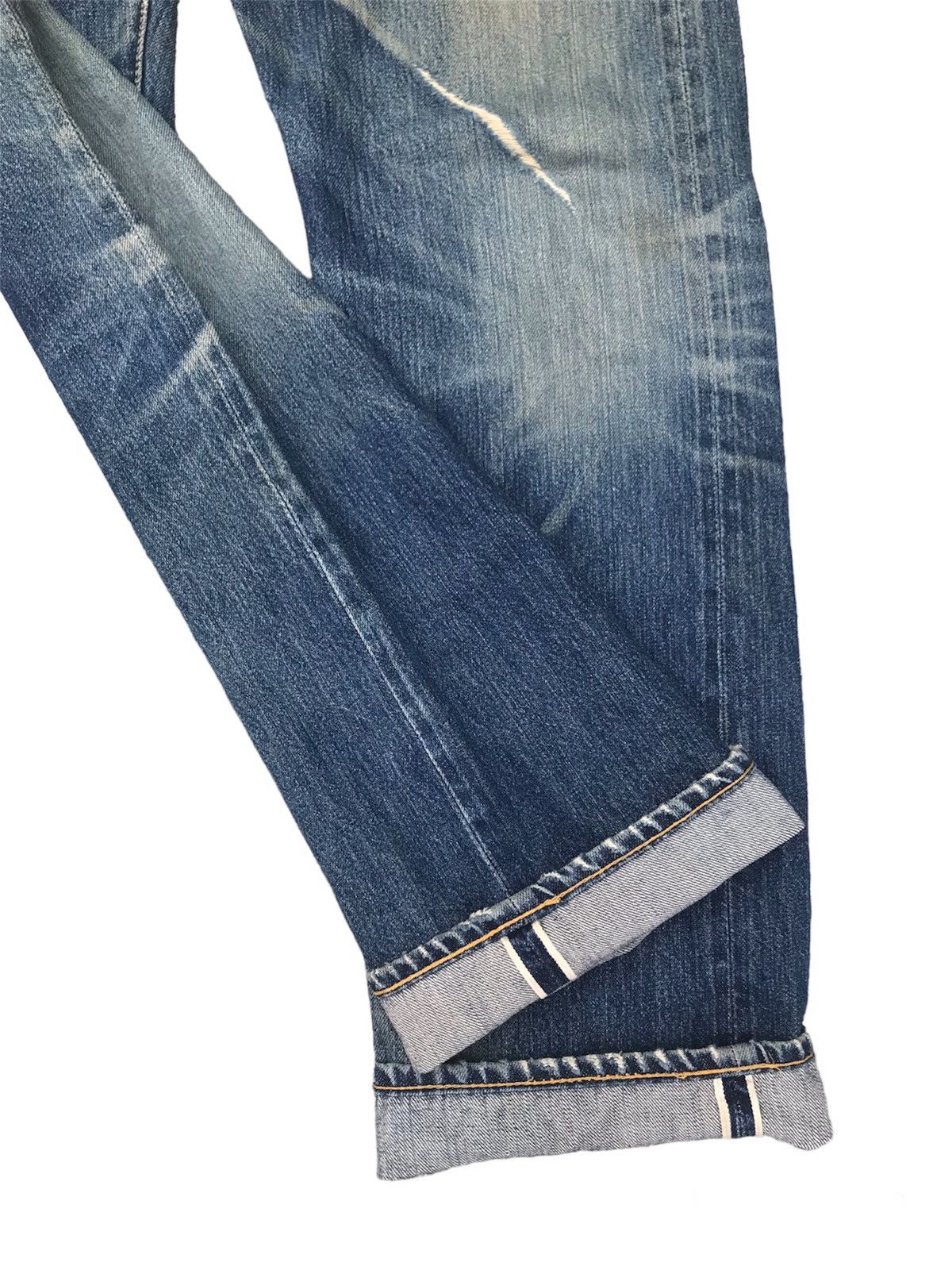 Levi's Vintage Clothing 501XX Big E LVC Laurel Leaf Donut Button Denim Size US 30 / EU 46 - 7 Thumbnail